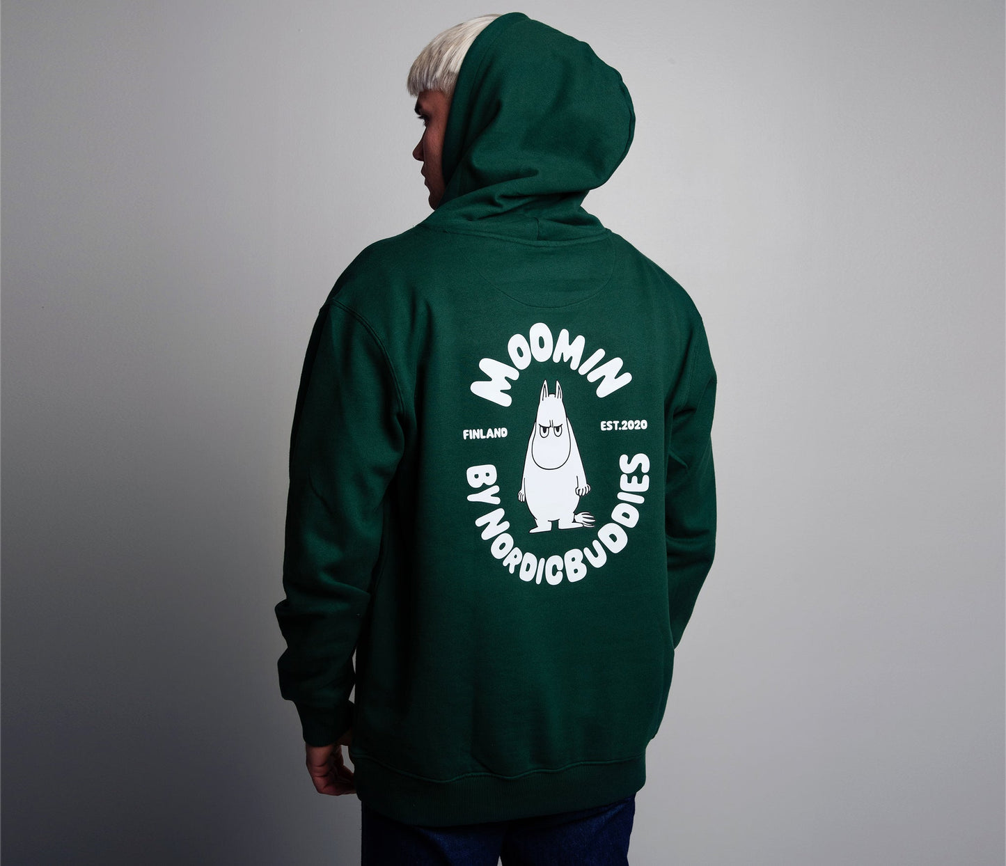 Premium Hoodie Moomin - Green