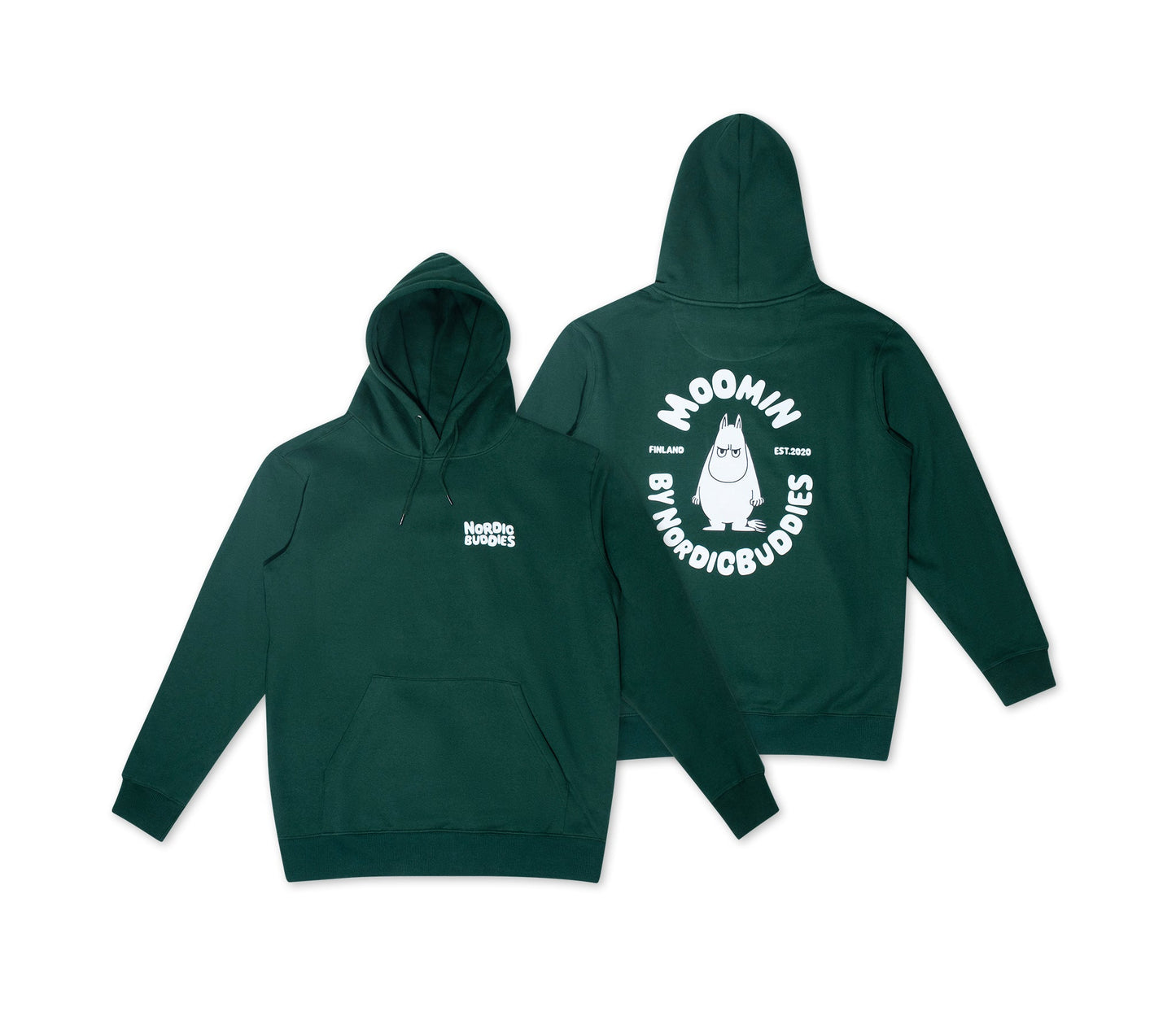 Premium Hoodie Moomin - Green