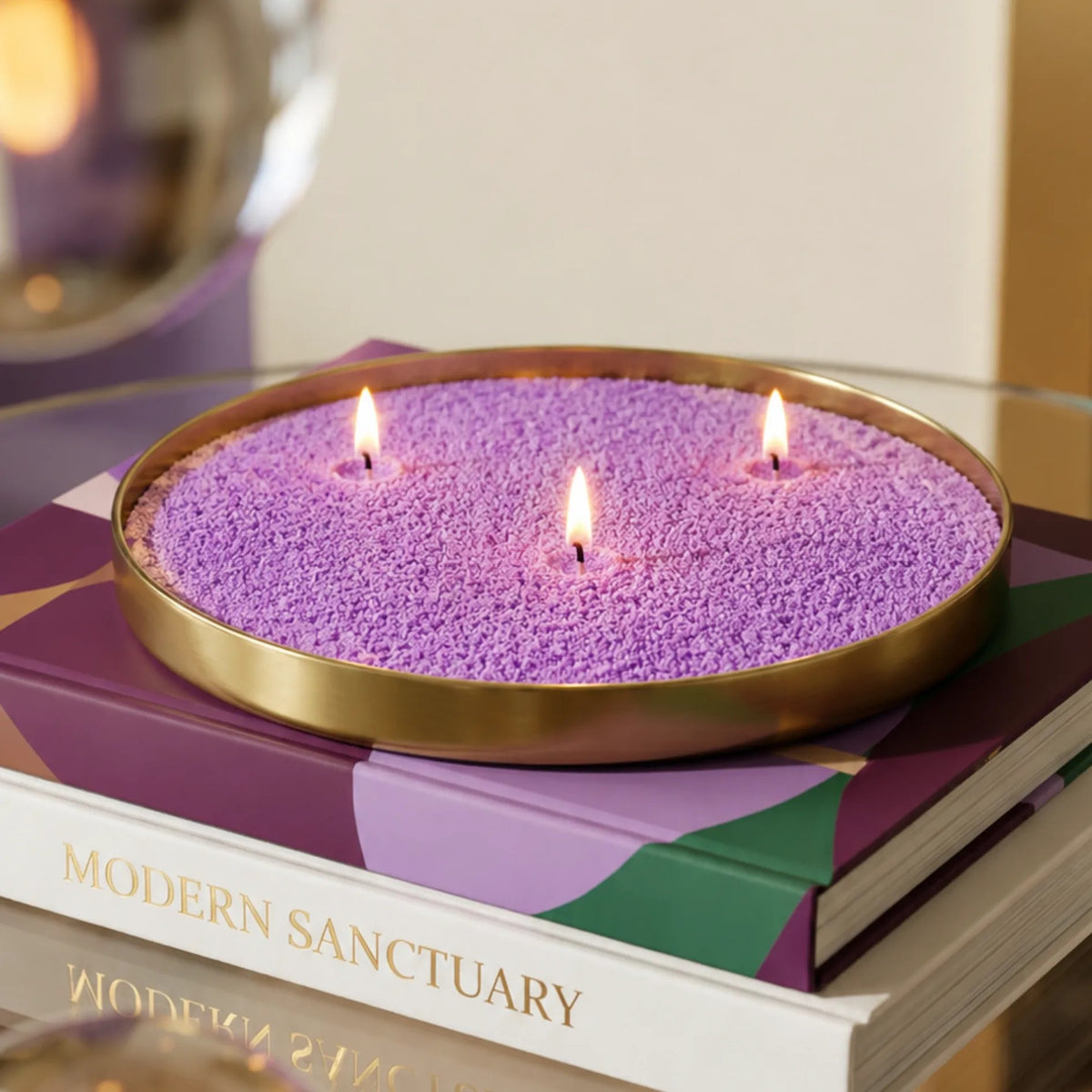 Amethyst Unscented Candle Sand Refill, 1kg