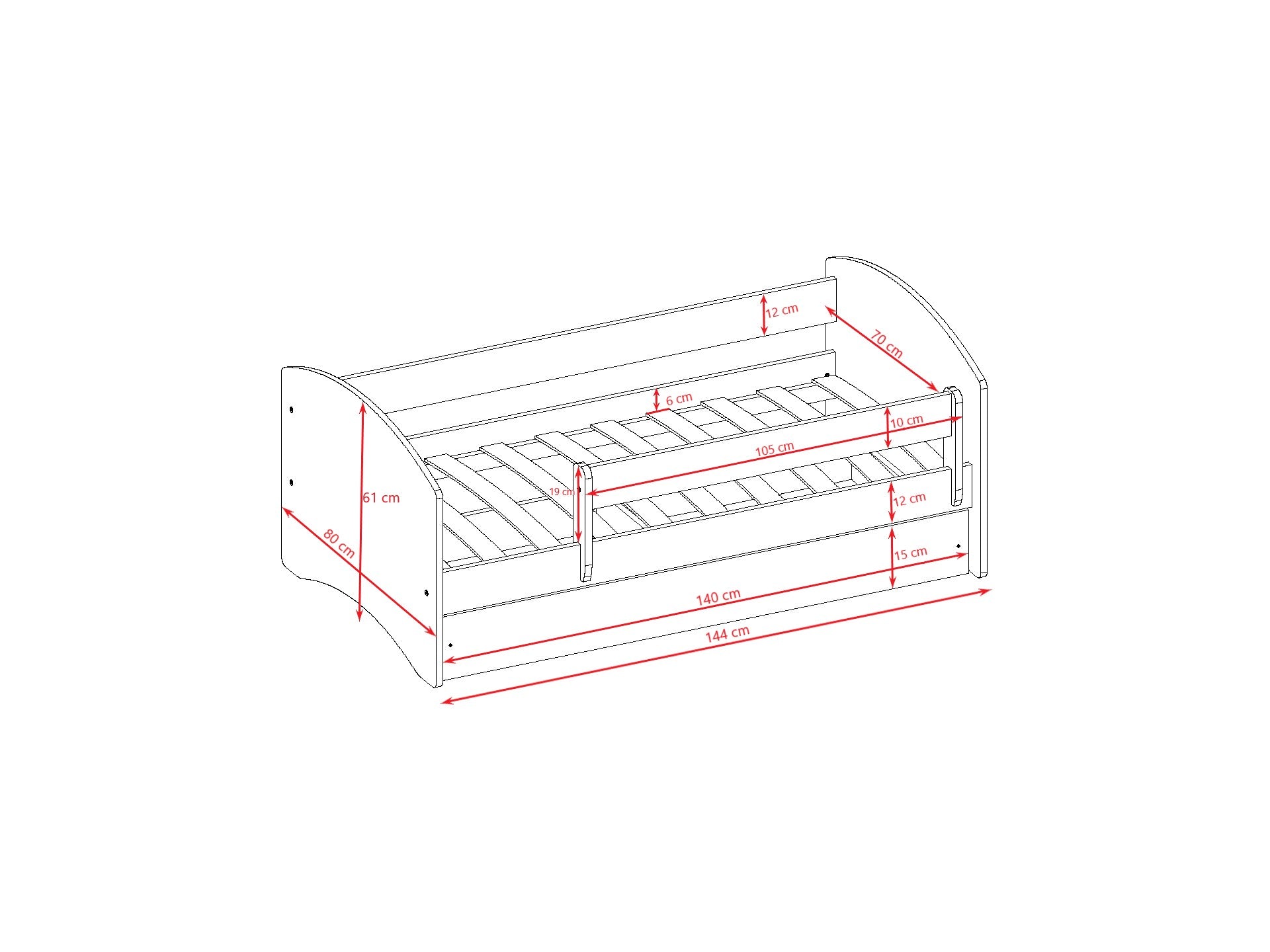 Babydreams Children’s Bed – Raccoon