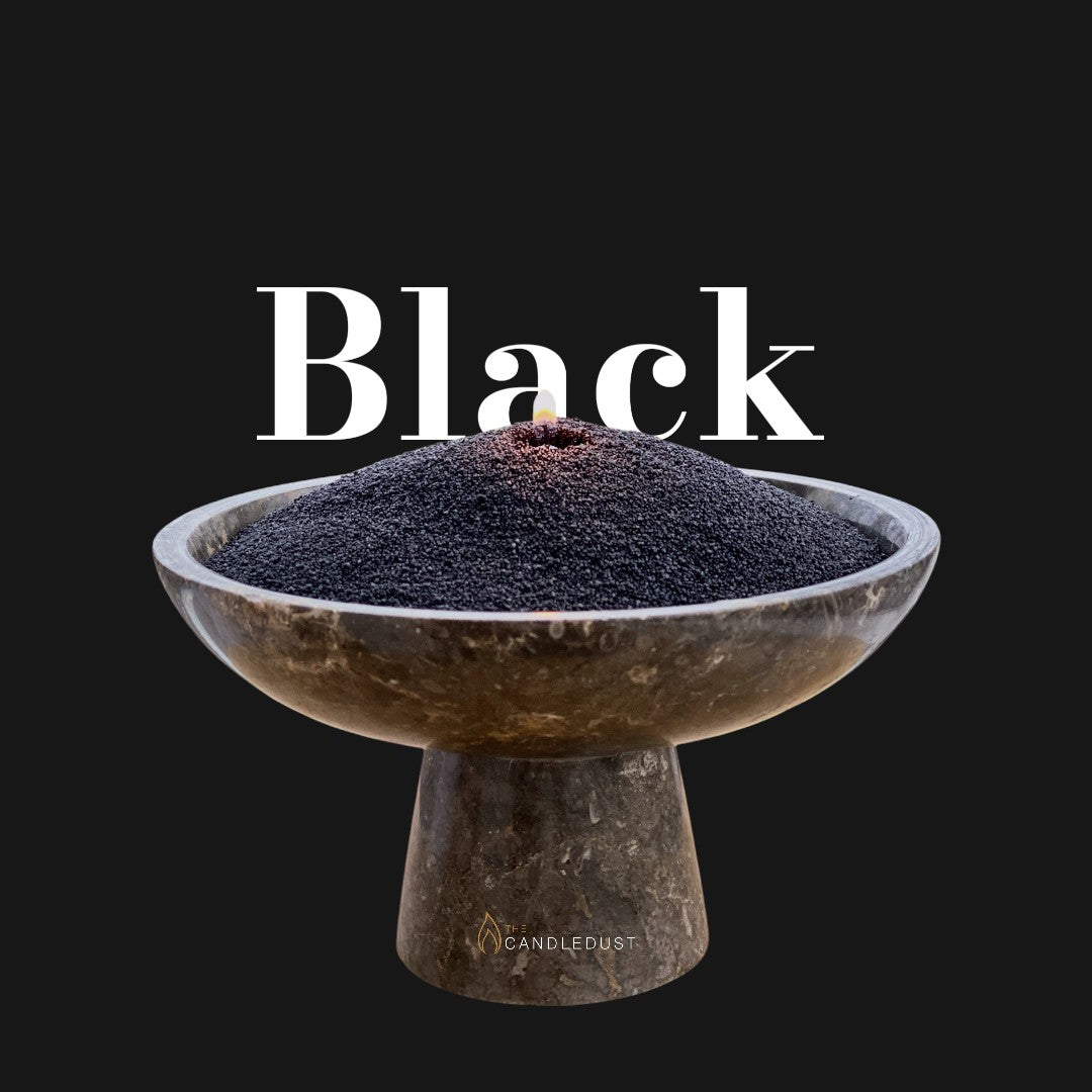 Black Unscented Candle Sand Refill, 1kg