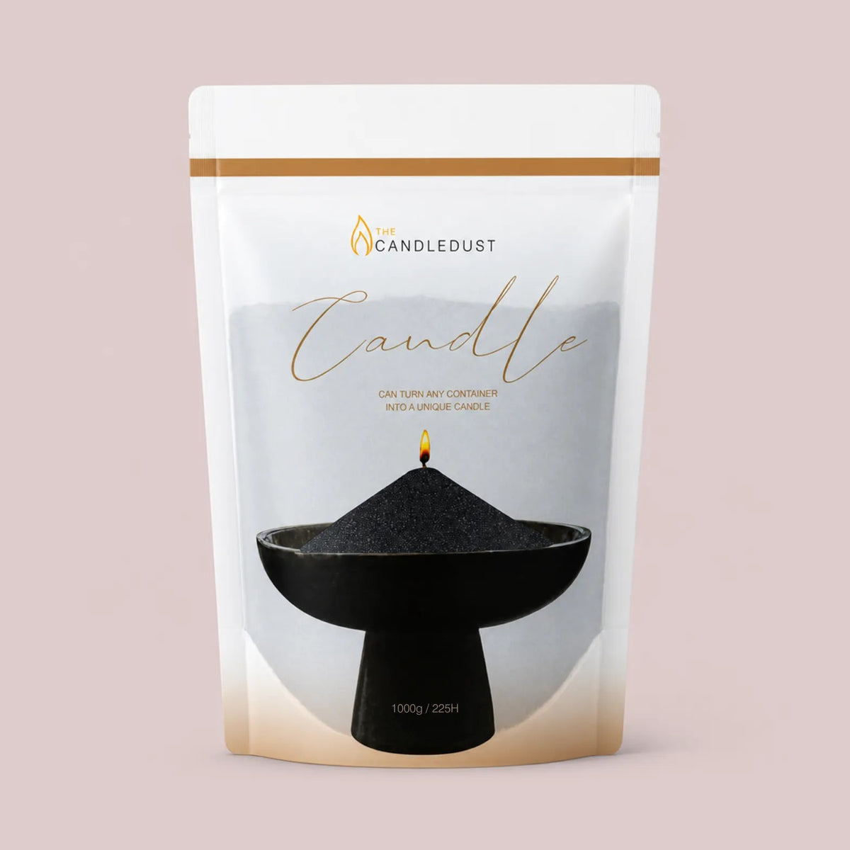 Black Unscented Candle Sand Refill, 1kg