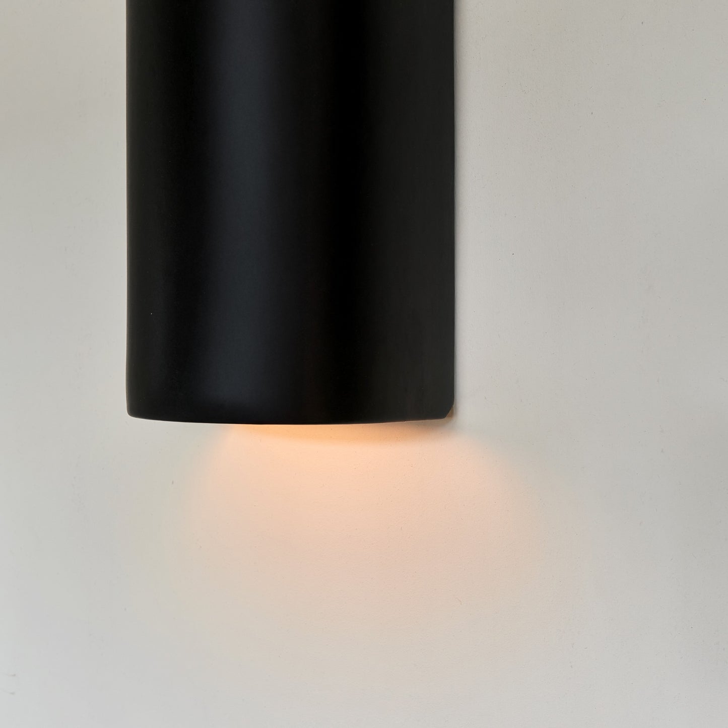 Ceramic wall light CURVE - Black
