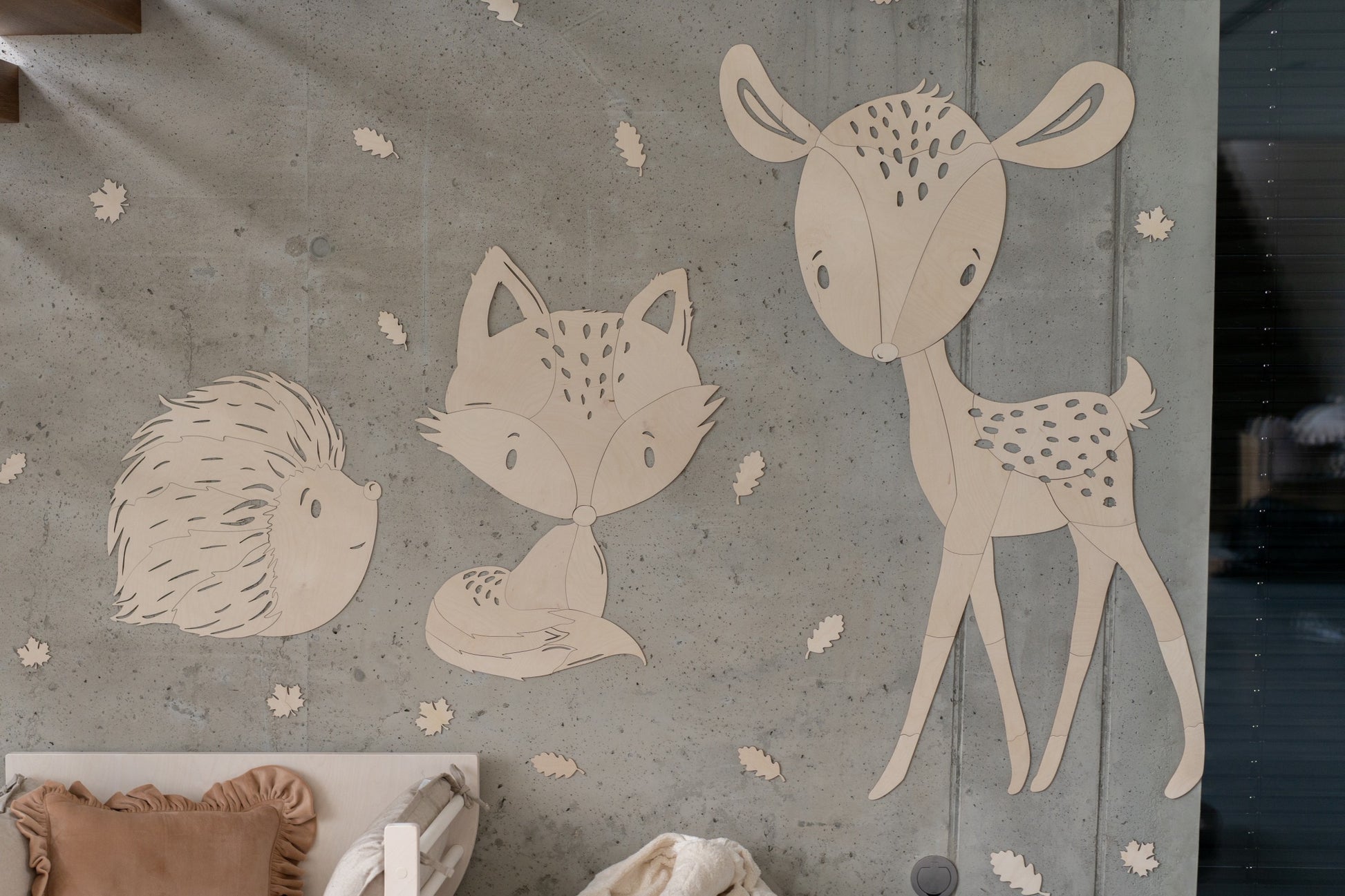 Deer Forest Animal - Wooden Wall Decoration