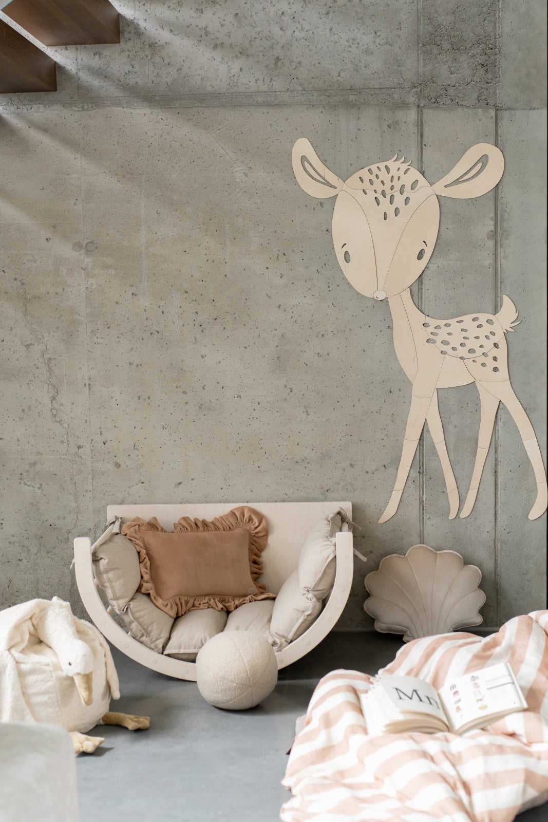 Deer Forest Animal - Wooden Wall Decoration