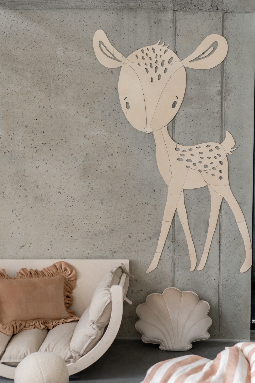 Deer Forest Animal - Wooden Wall Decoration