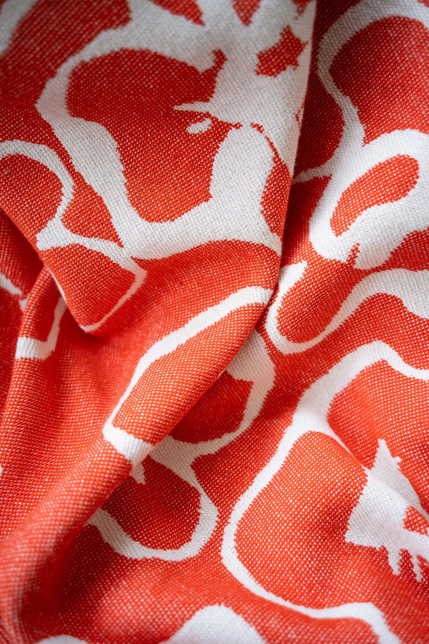 Flora cotton throw