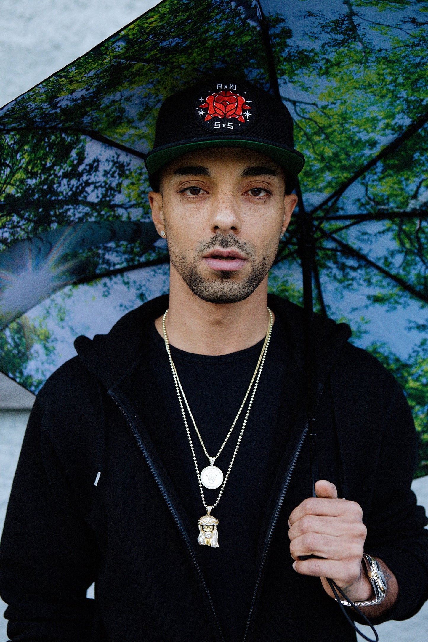 Forest Umbrella – Windproof & UPF50+ Protection