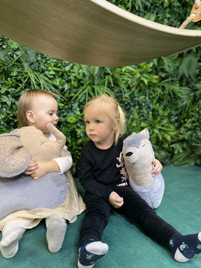 Handmade Wolf Soft Toy Pillow