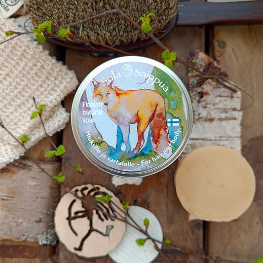 Sola Kettu saippuasetti – luonnollinen saippua matkarasiassa