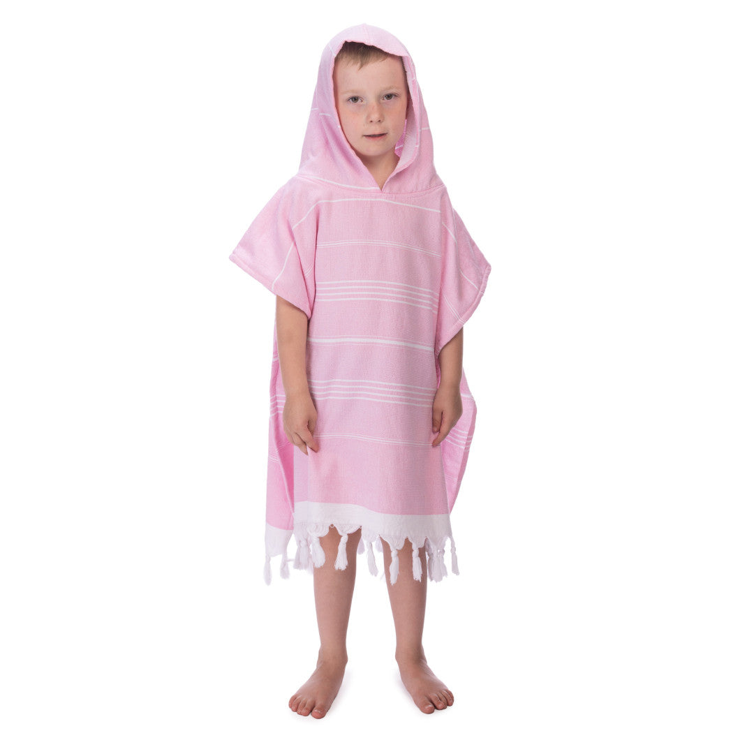 Lasten Hamam tunikapyyhe - vaalea pinkki