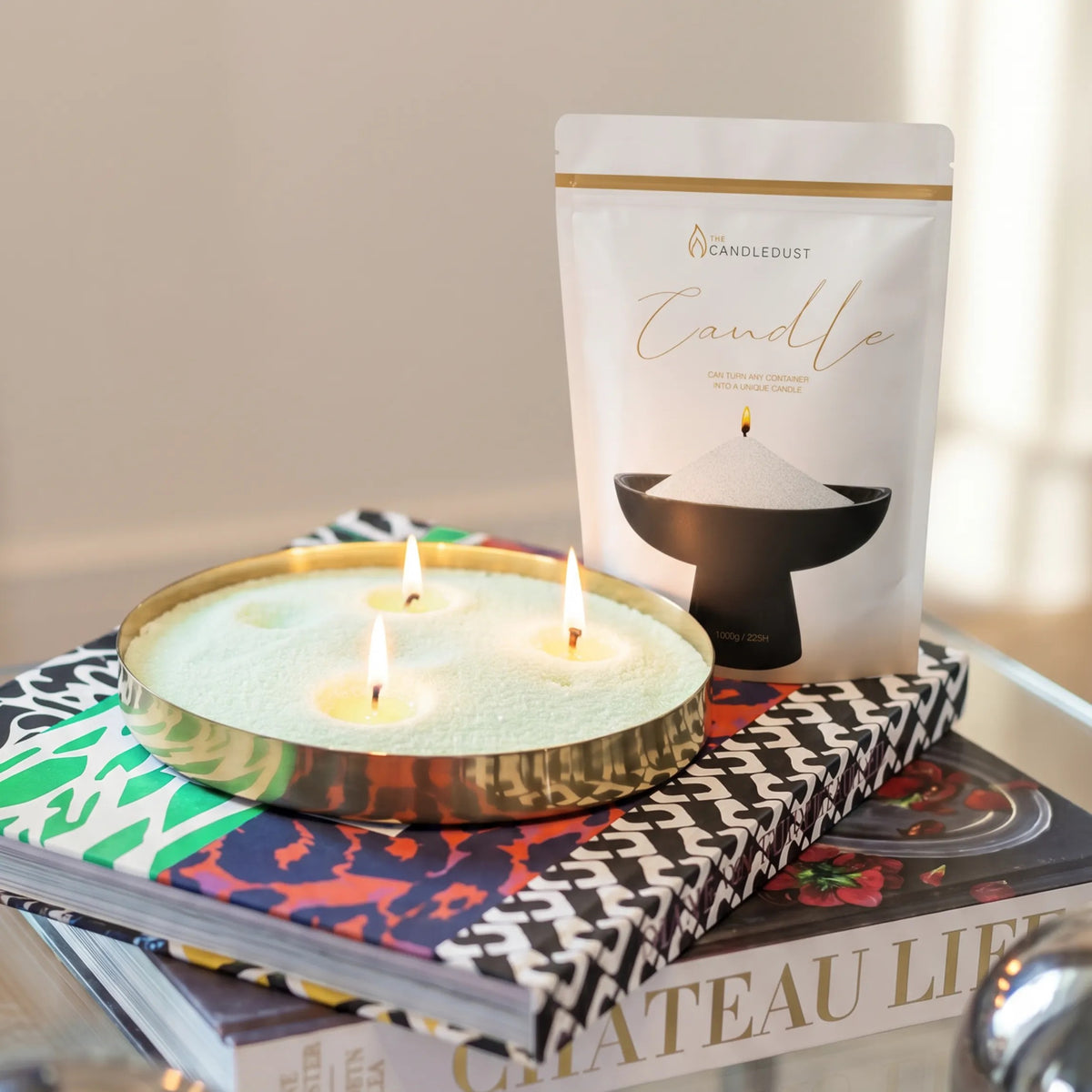 Lemongrass Ginger Scented Candle Sand Refill, 1kg