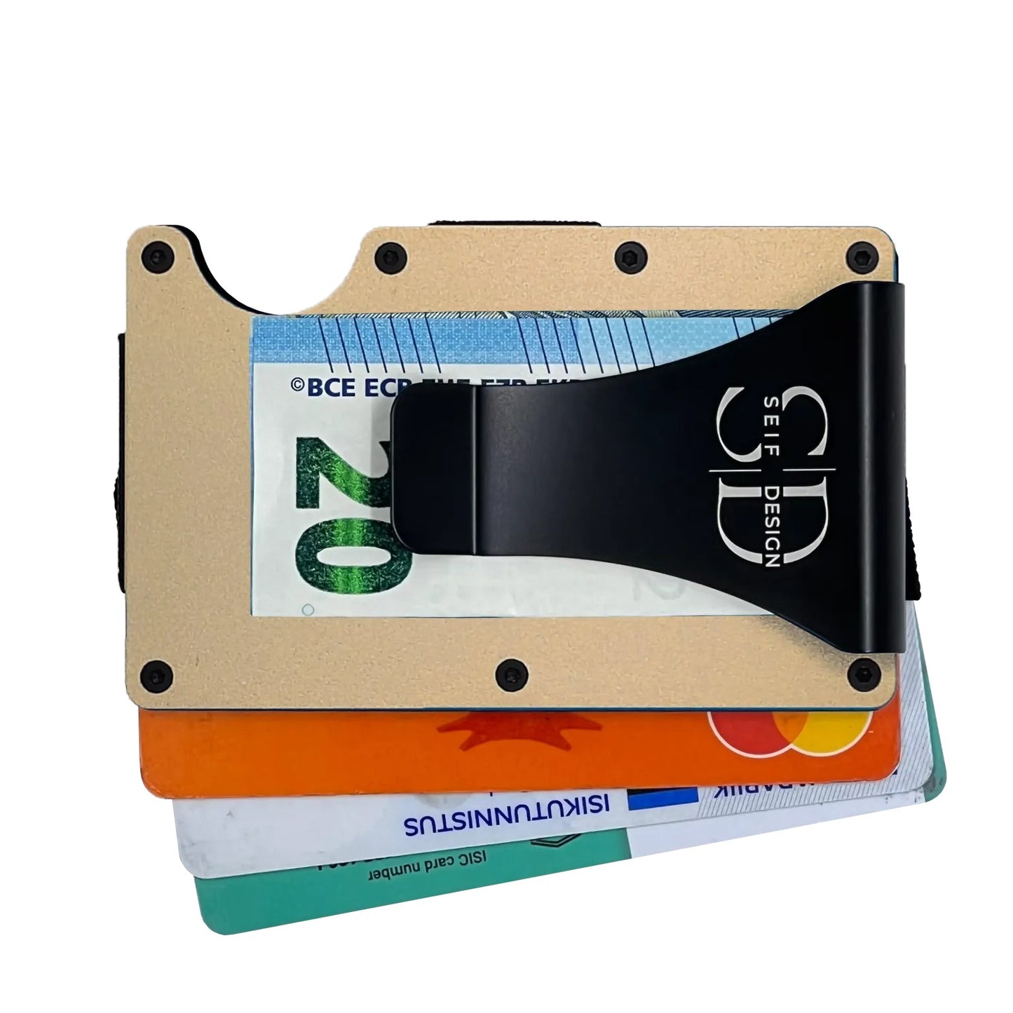 Lite Gold - Card Holder with RFID Blocking