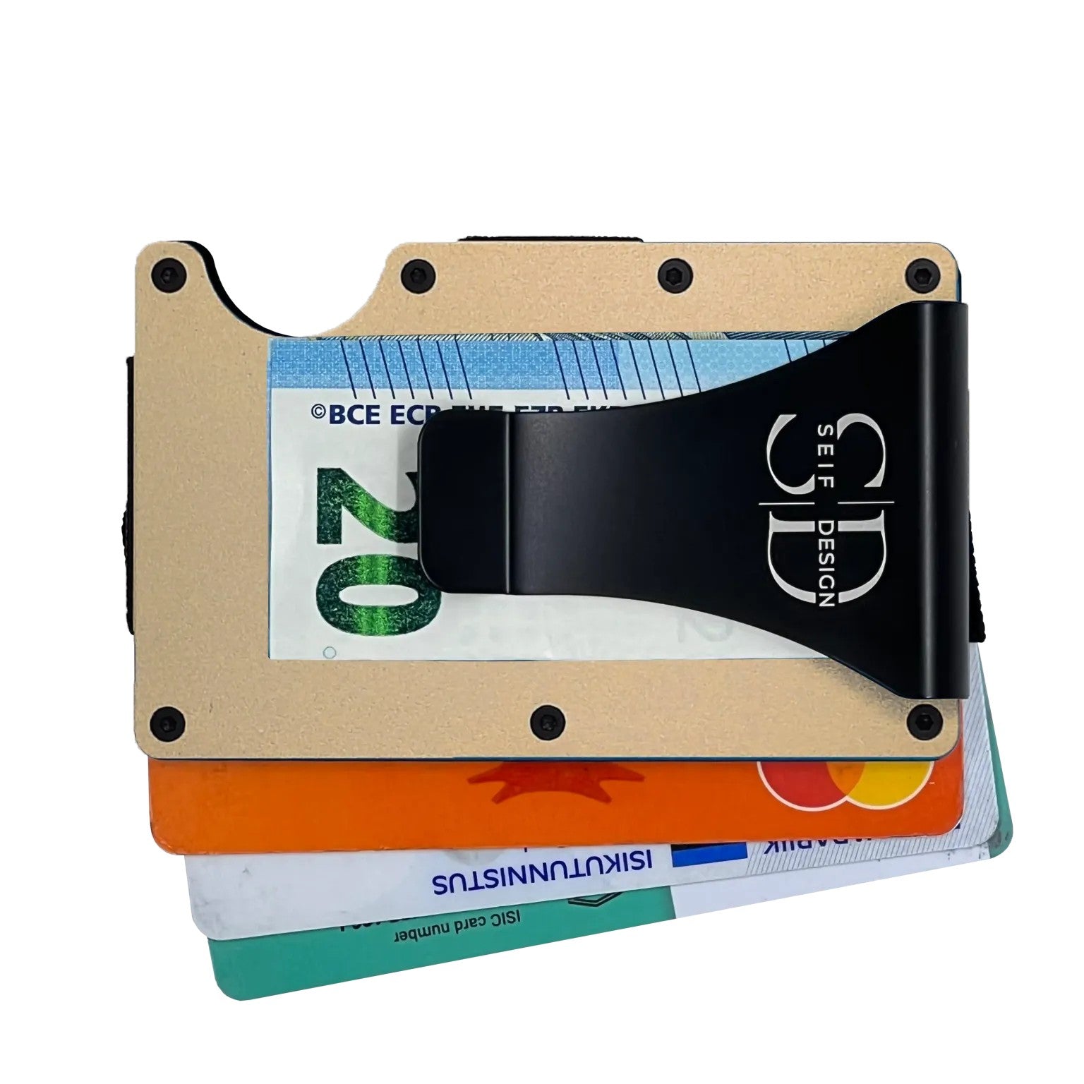 Lite Gold - Card Holder with RFID Blocking