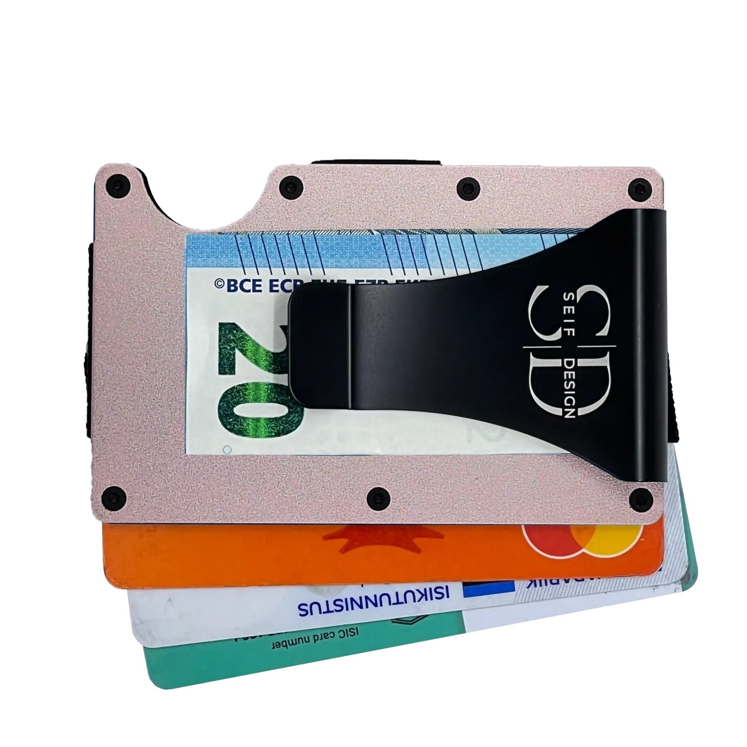 Lite Pink - Card Holder with RFID Blocking