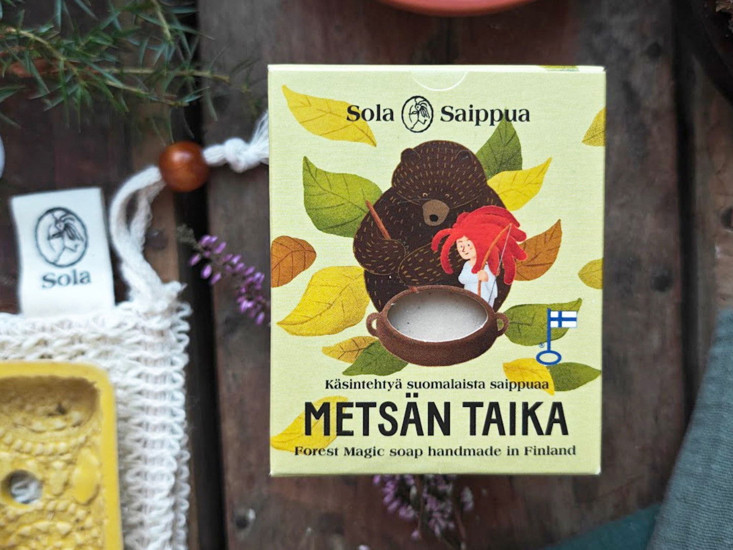 Metsäntaika saippua