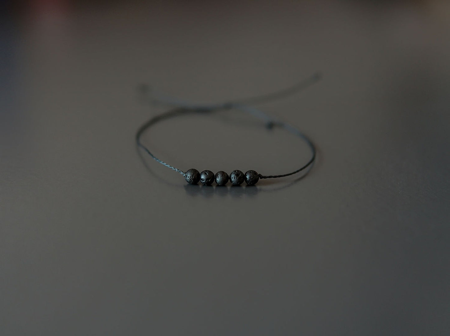 Minimalist Lava Stone Bracelet
