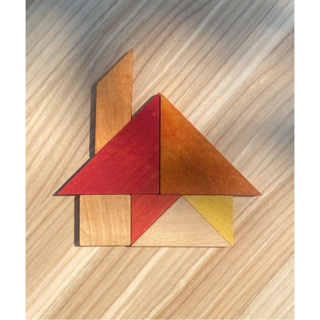 Wooden Story Tangram – Warm Color (in Storage Bag)
