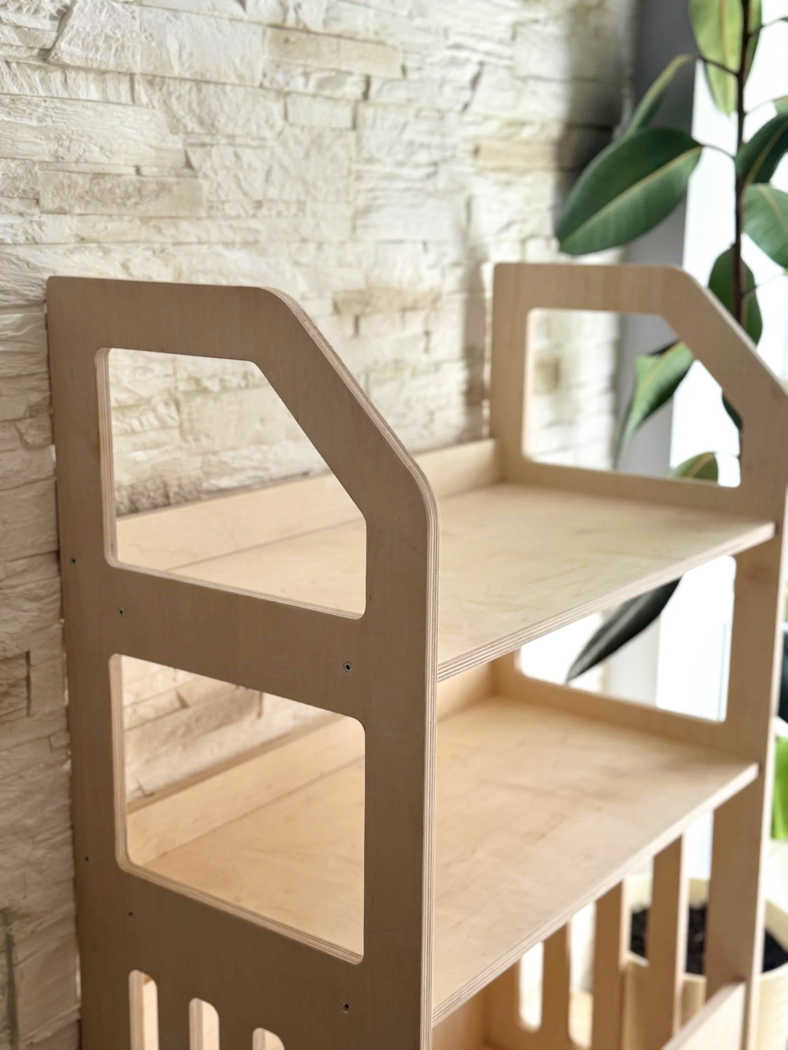 Montessori Wooden Shelf for Kids