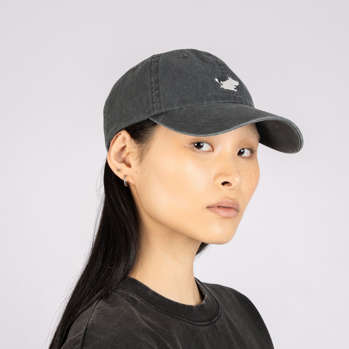 Moomin Classics Denim Dad Cap - Dark Grey