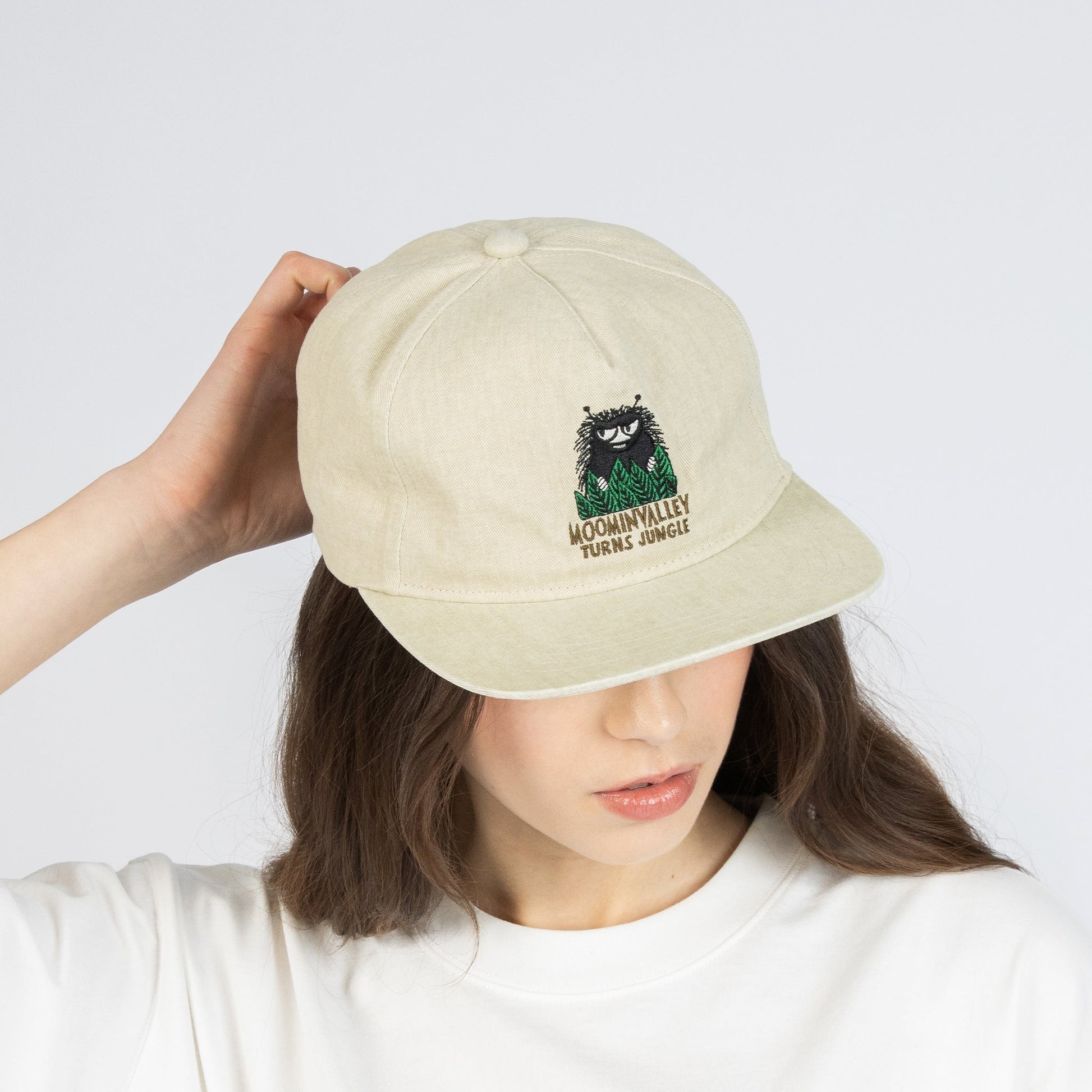 Moomin Washed Denim Adult Cap - Denim Beige