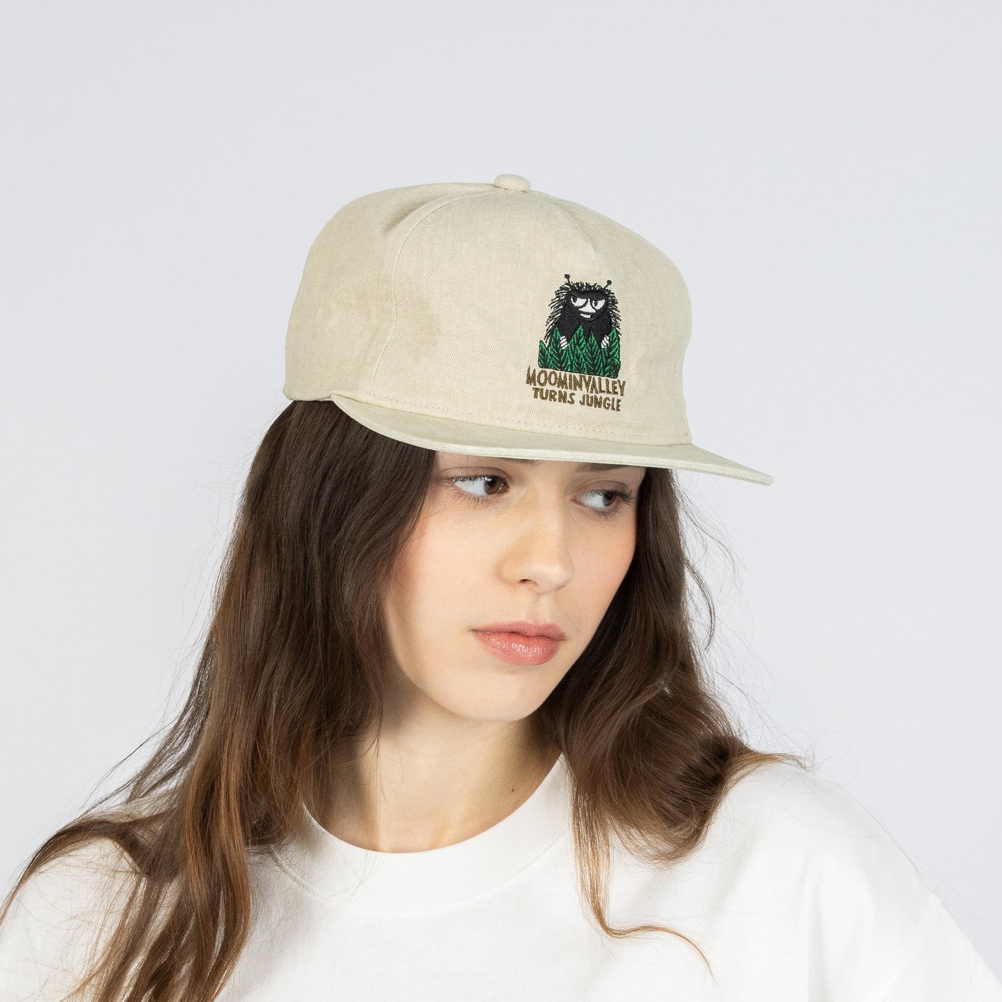 Moomin Washed Denim Adult Cap - Denim Beige