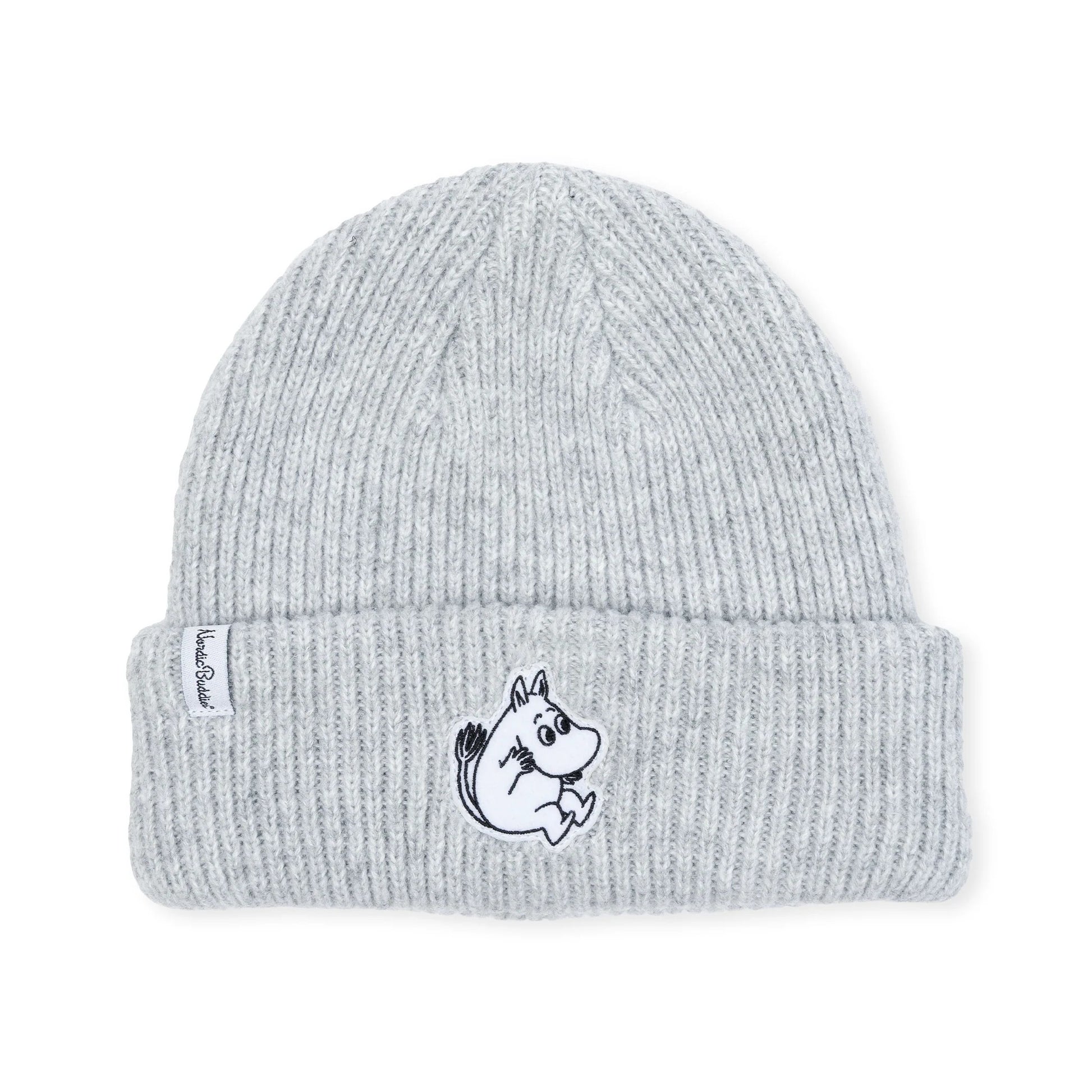 Moomintroll Felt Patch Beanie Kids - Grey