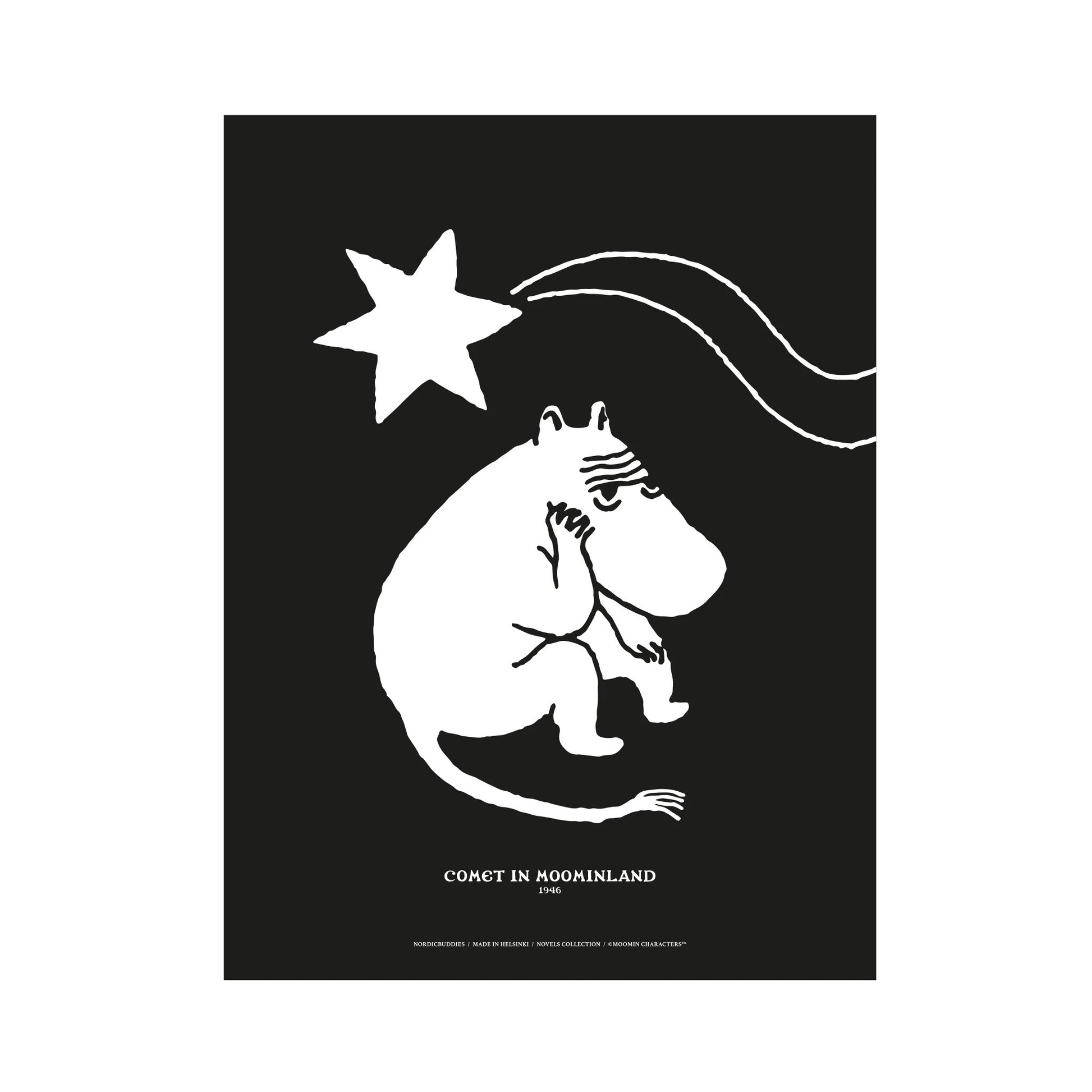 Moomintroll Novels Poster, 30x40 cm