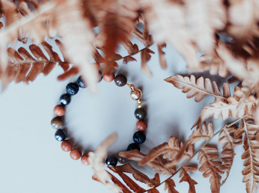 Natural Lava Bracelet Magic Autumn