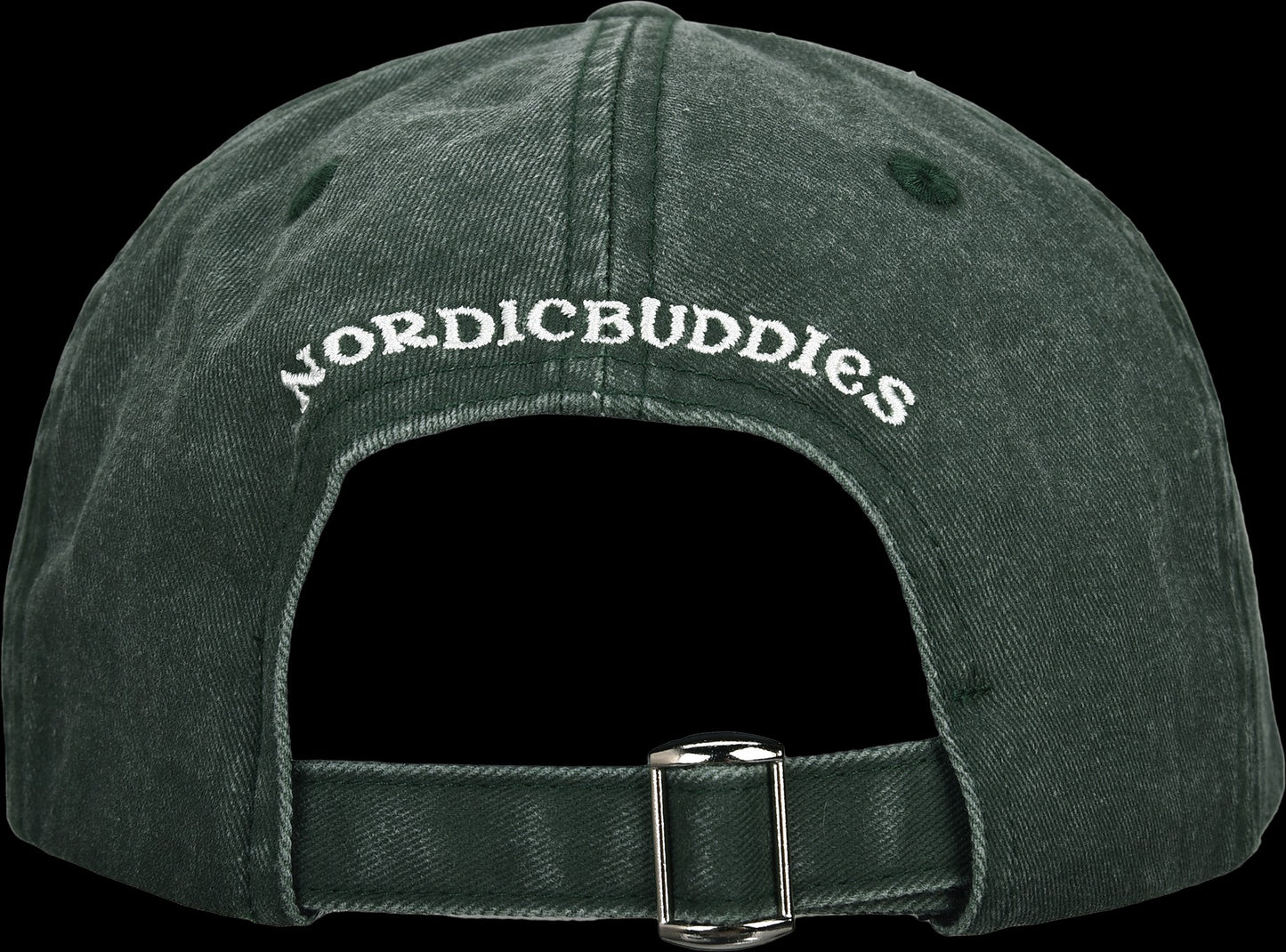 Novels Washed Denim Adult Cap - Green