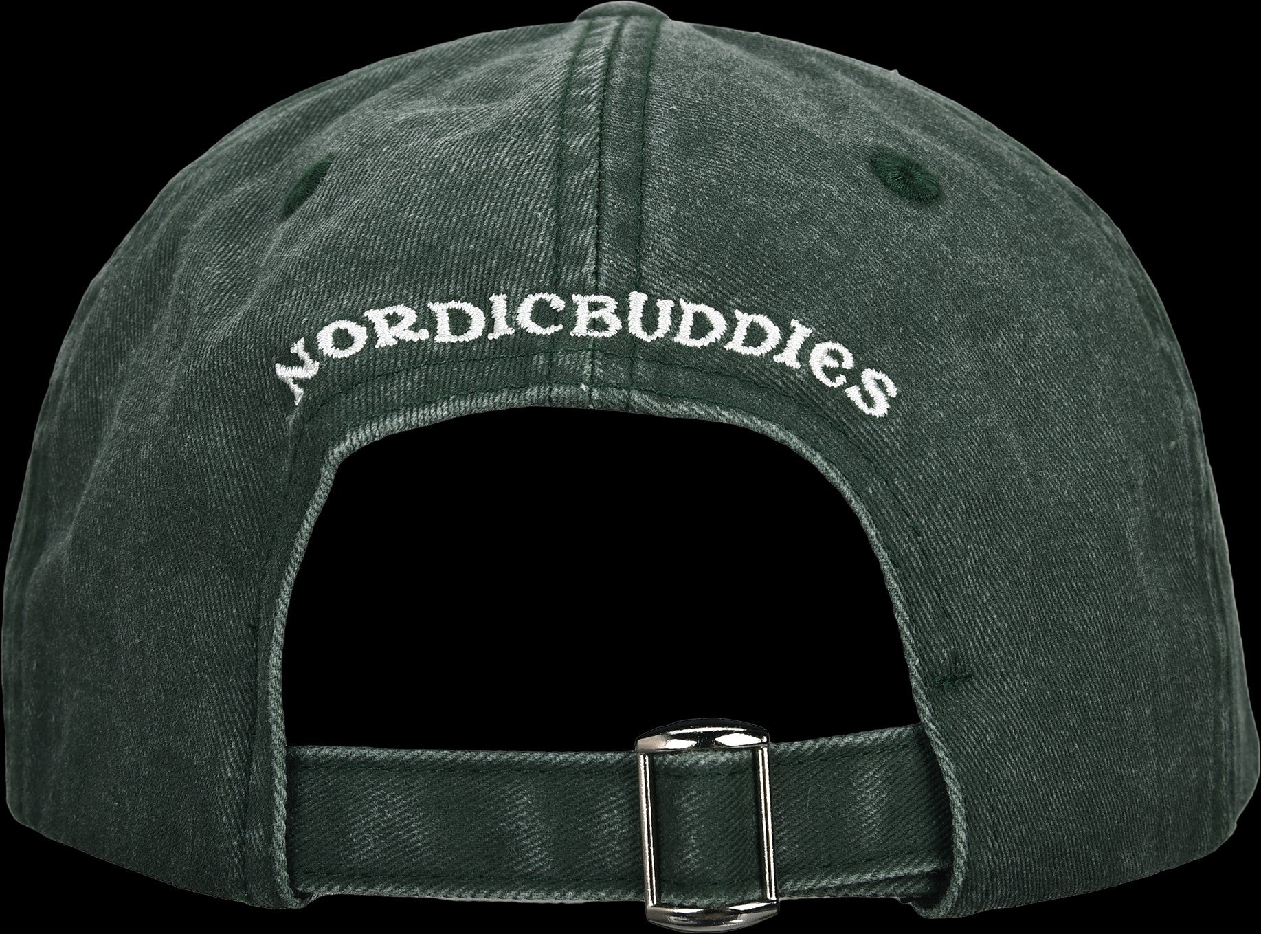 Novels Washed Denim Adult Cap - Green