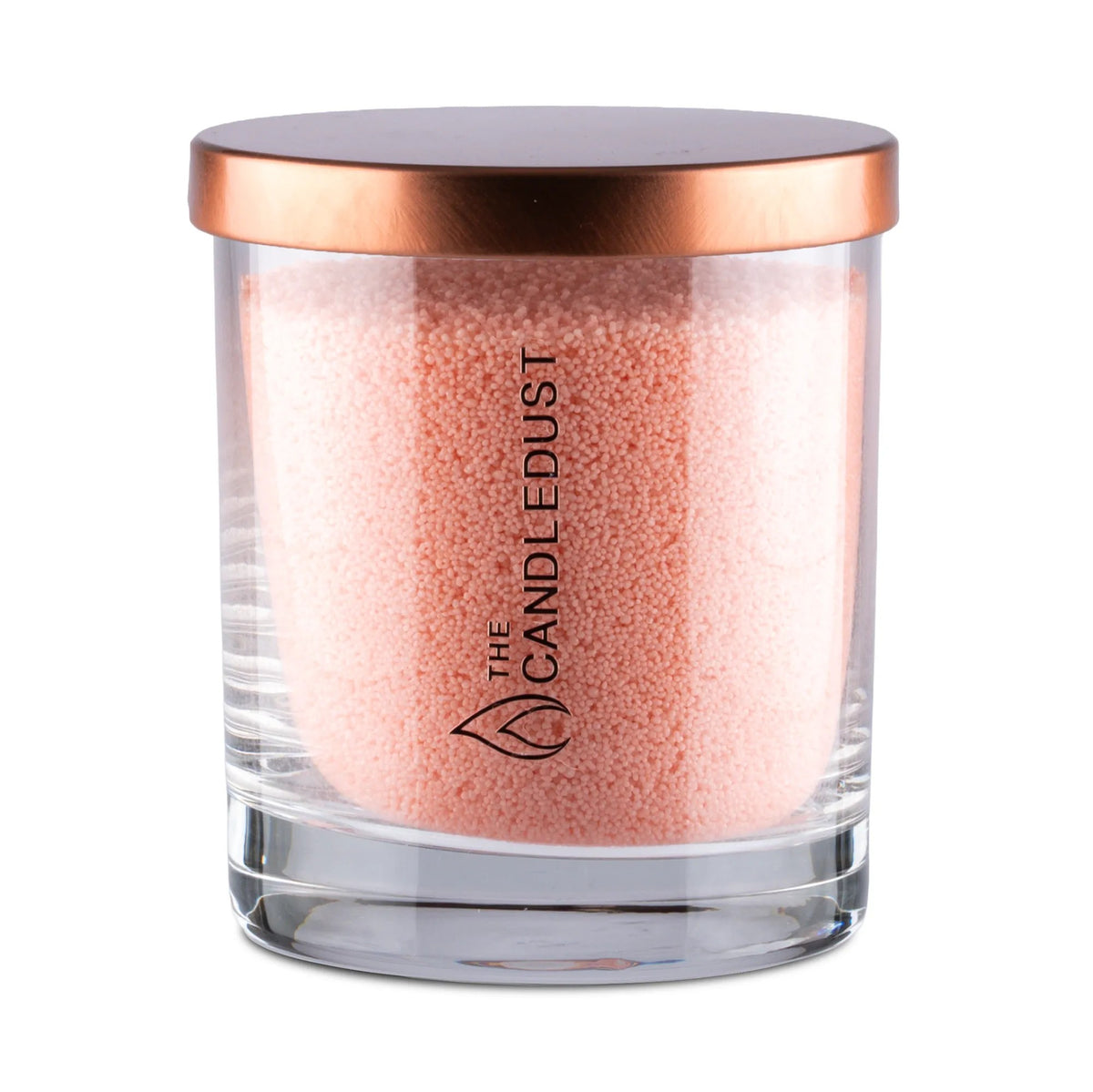 Peach Unscented Candle in Glass, 160g