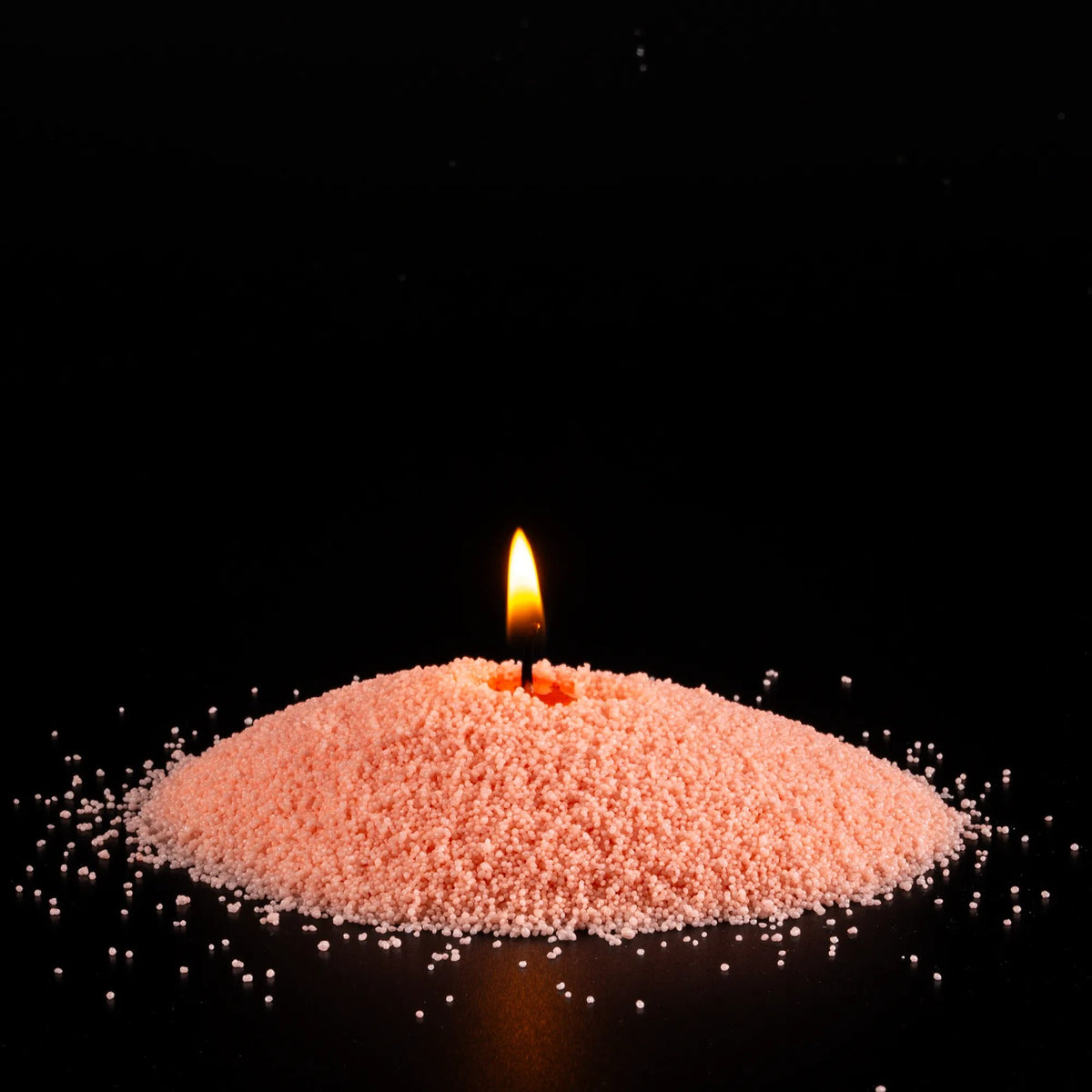 Peach Unscented Candle Sand Refill, 1kg