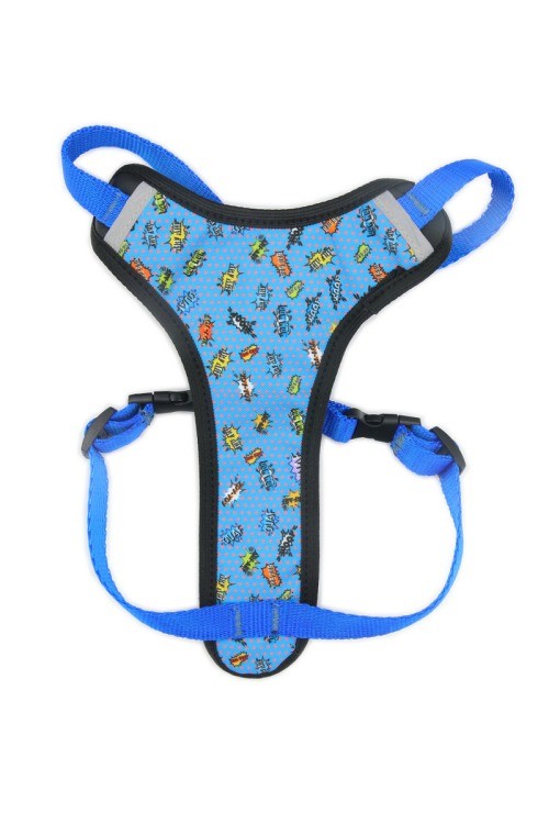 Pressure Free Harness – Blue Graffiti
