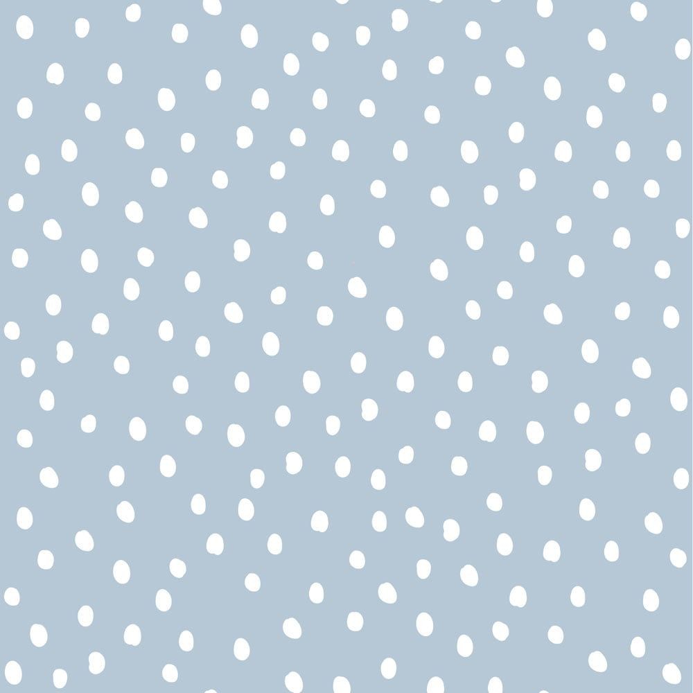 Simple Irregular Dots Wallpaper - Light Blue