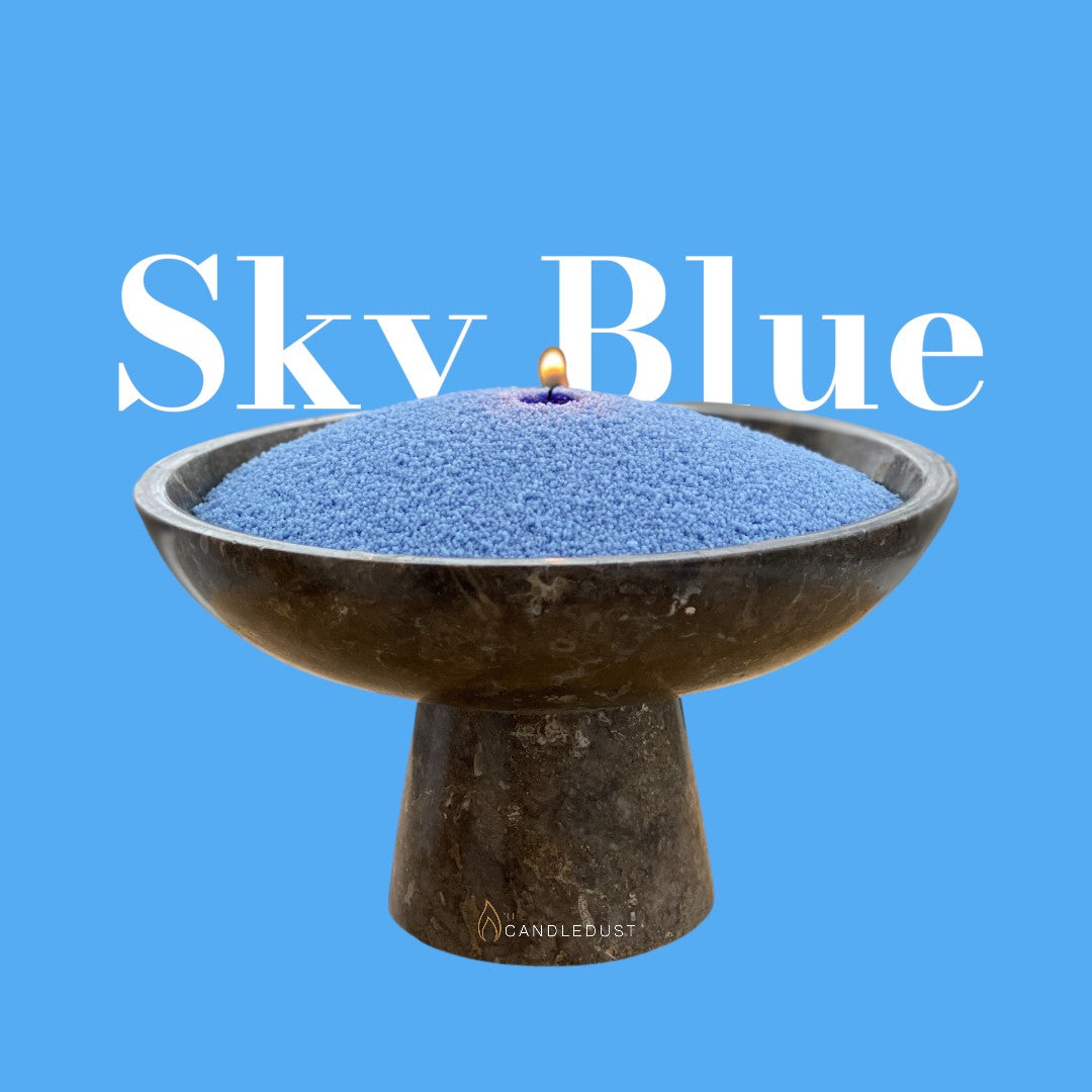 Sky Blue Unscented Candle Sand Refill, 1kg