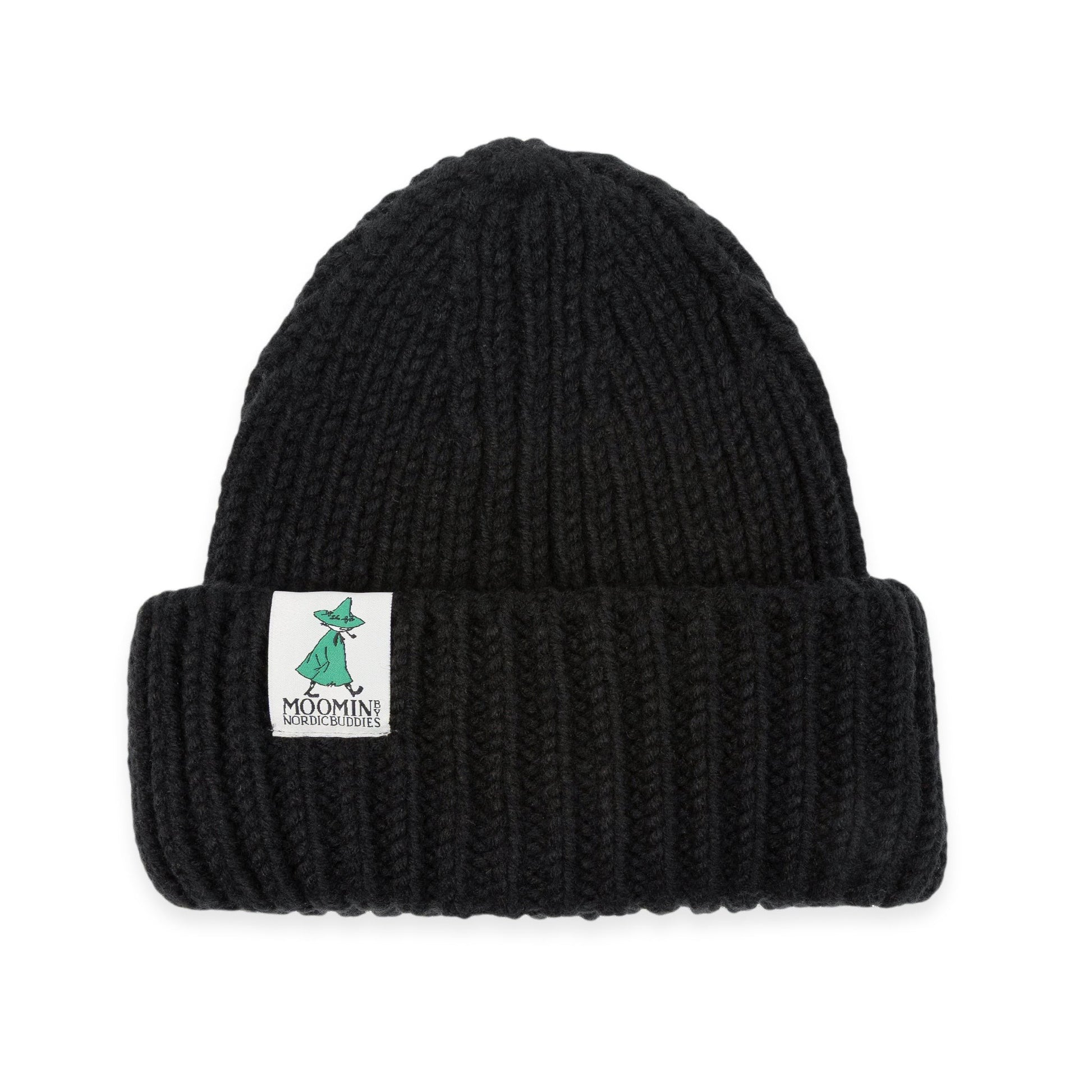 Snufkin Chunky Beanie - Black