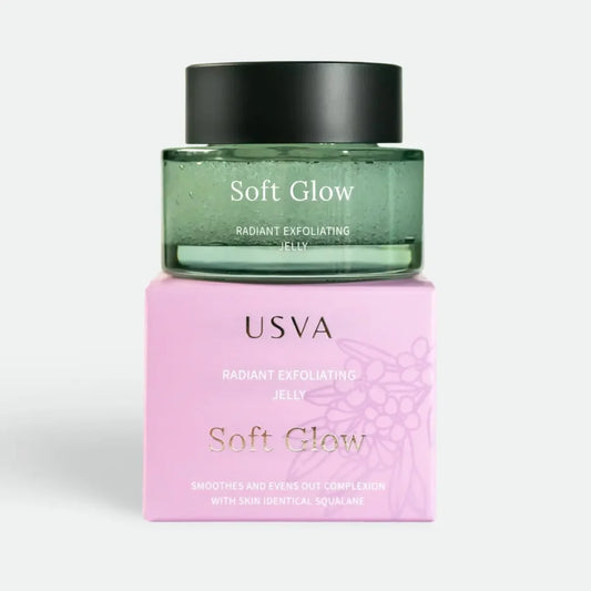 Usva Cosmetics Soft Glow Hellävarainen kasvokuorinta