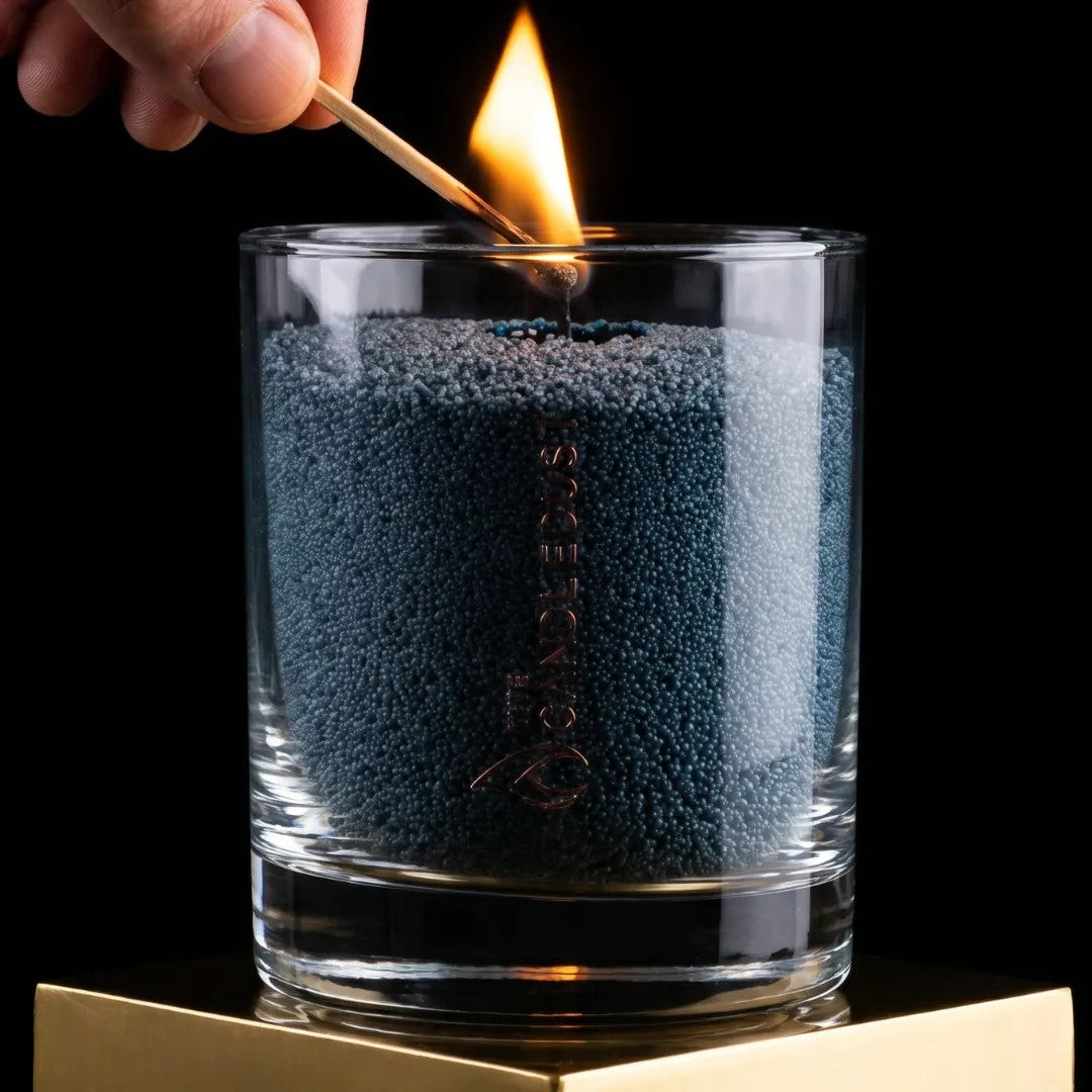 Space Grey Unscented Candle in Glass, 160g