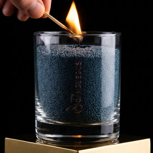 Space Grey Unscented Candle in Glass, 160g