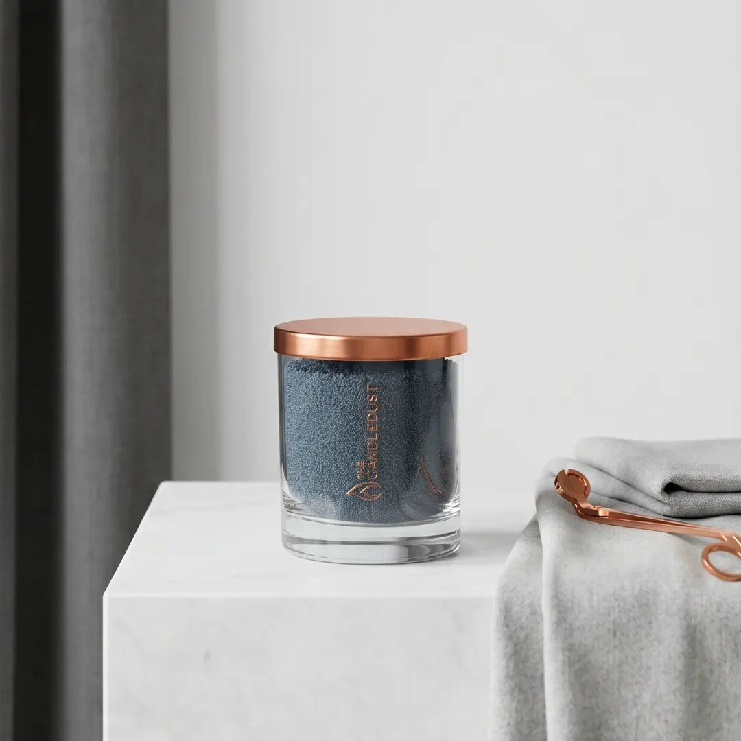 Space Grey Unscented Candle in Glass, 160g