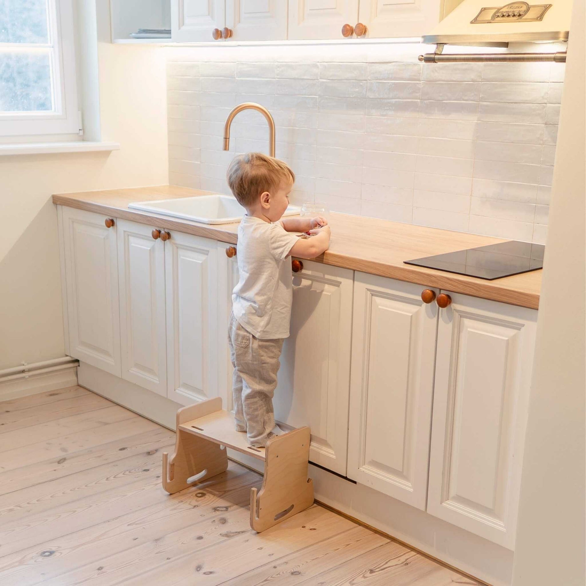 Transformable Kitchen Tower - Modustep and High Chair Combo
