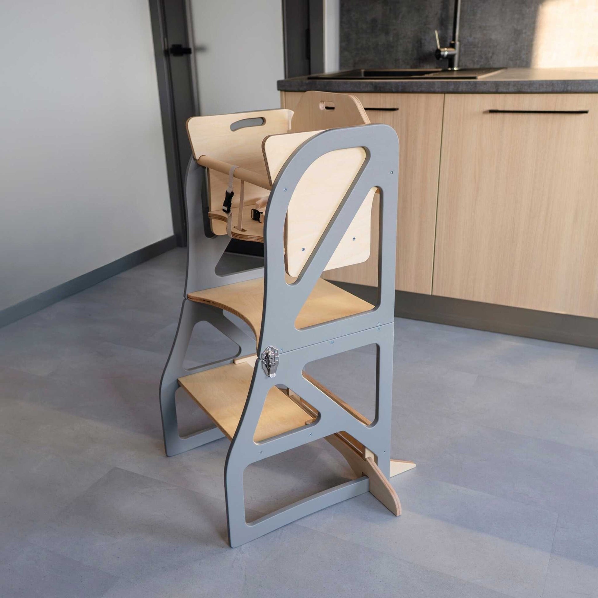 Transformable Kitchen Tower - Securestep and high chair combo