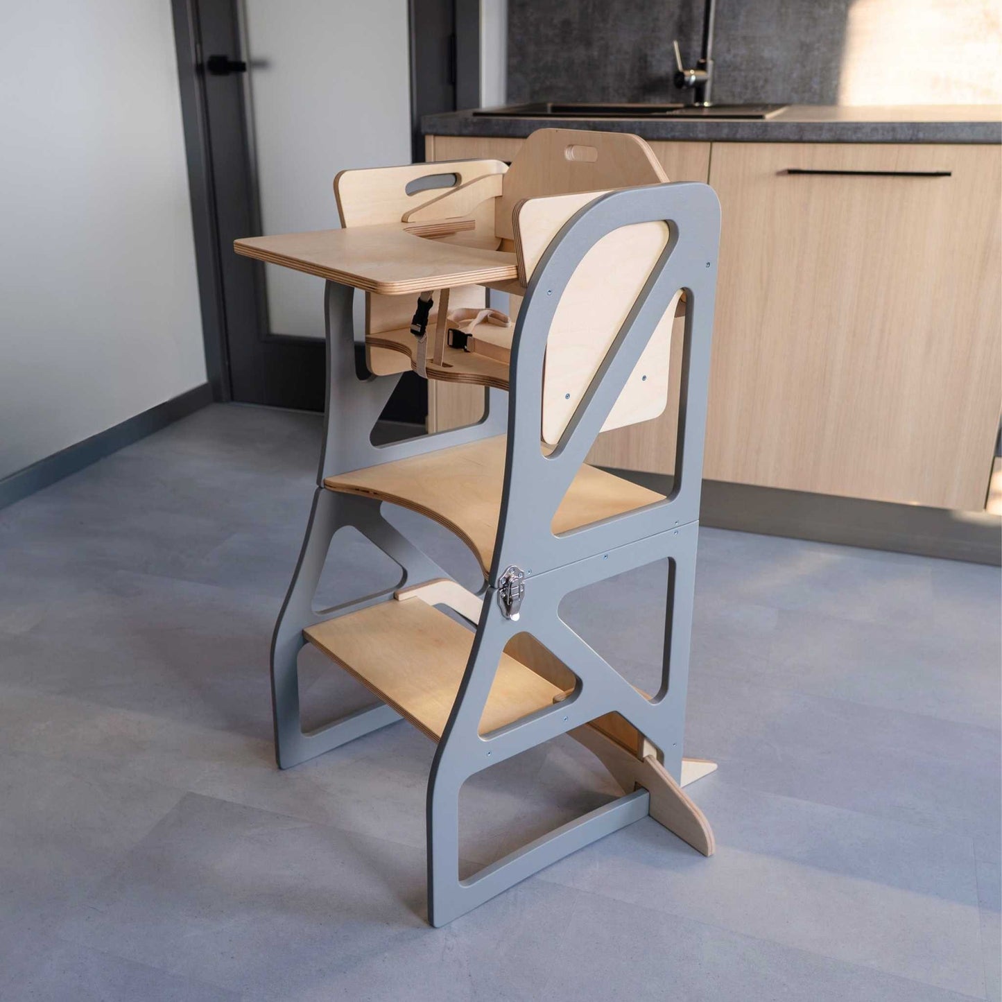 Transformable Kitchen Tower - Securestep and high chair combo