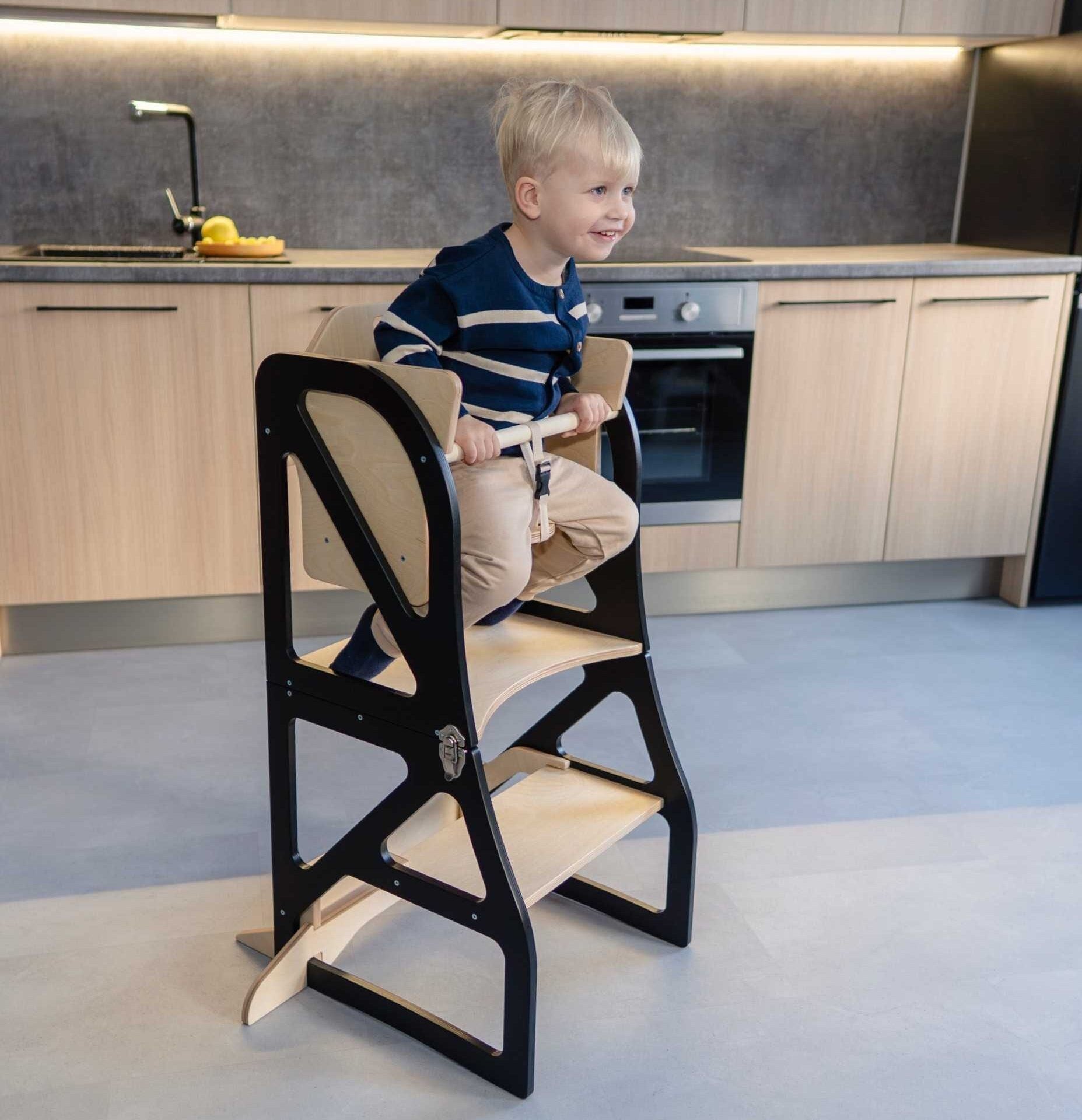 Transformable Kitchen Tower - Securestep and high chair combo