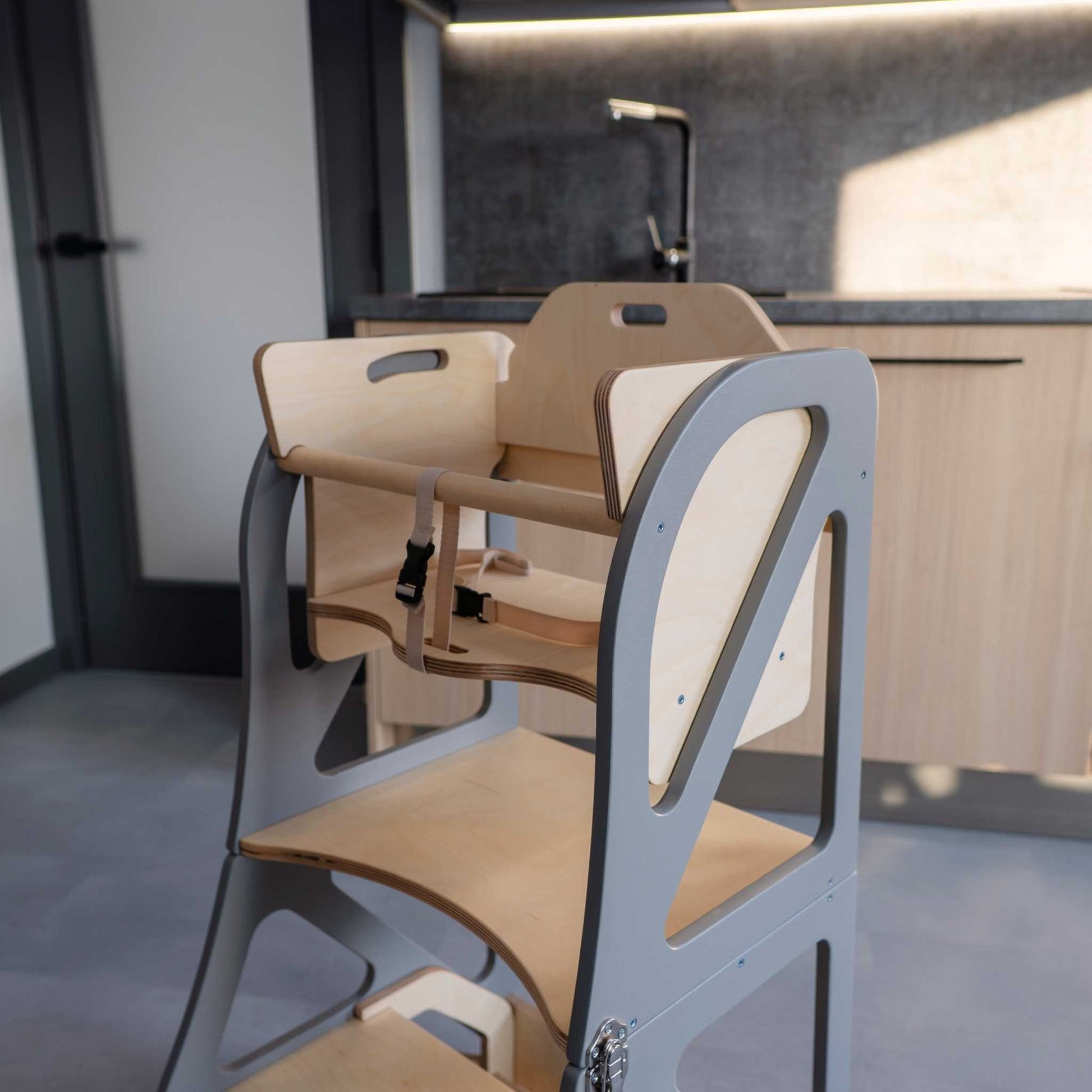 Transformable Kitchen Tower - Securestep and high chair combo