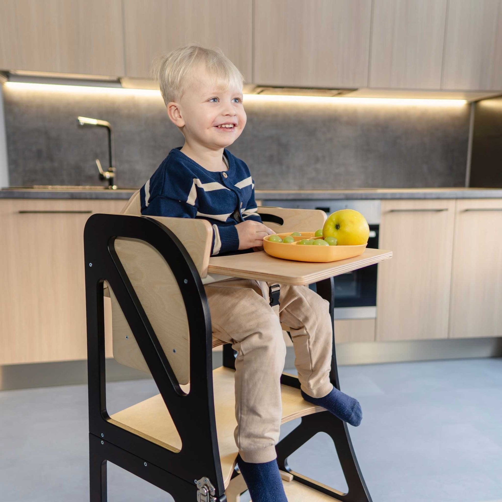 Transformable Kitchen Tower - Securestep and high chair combo