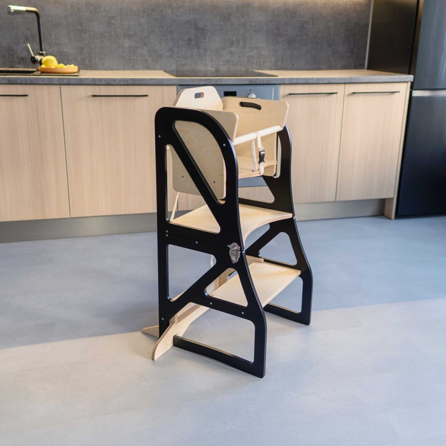 Transformable Kitchen Tower - Securestep and high chair combo