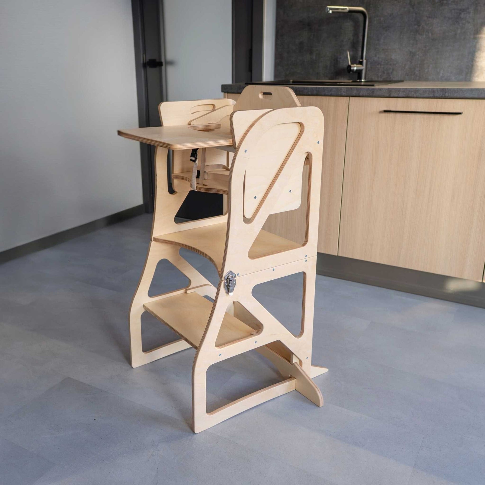 Transformable Kitchen Tower - Securestep and high chair combo