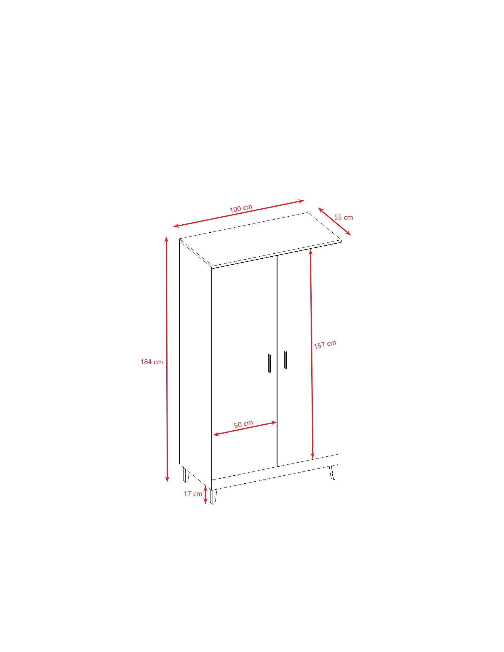 Wardrobe Kubi - Cashmere